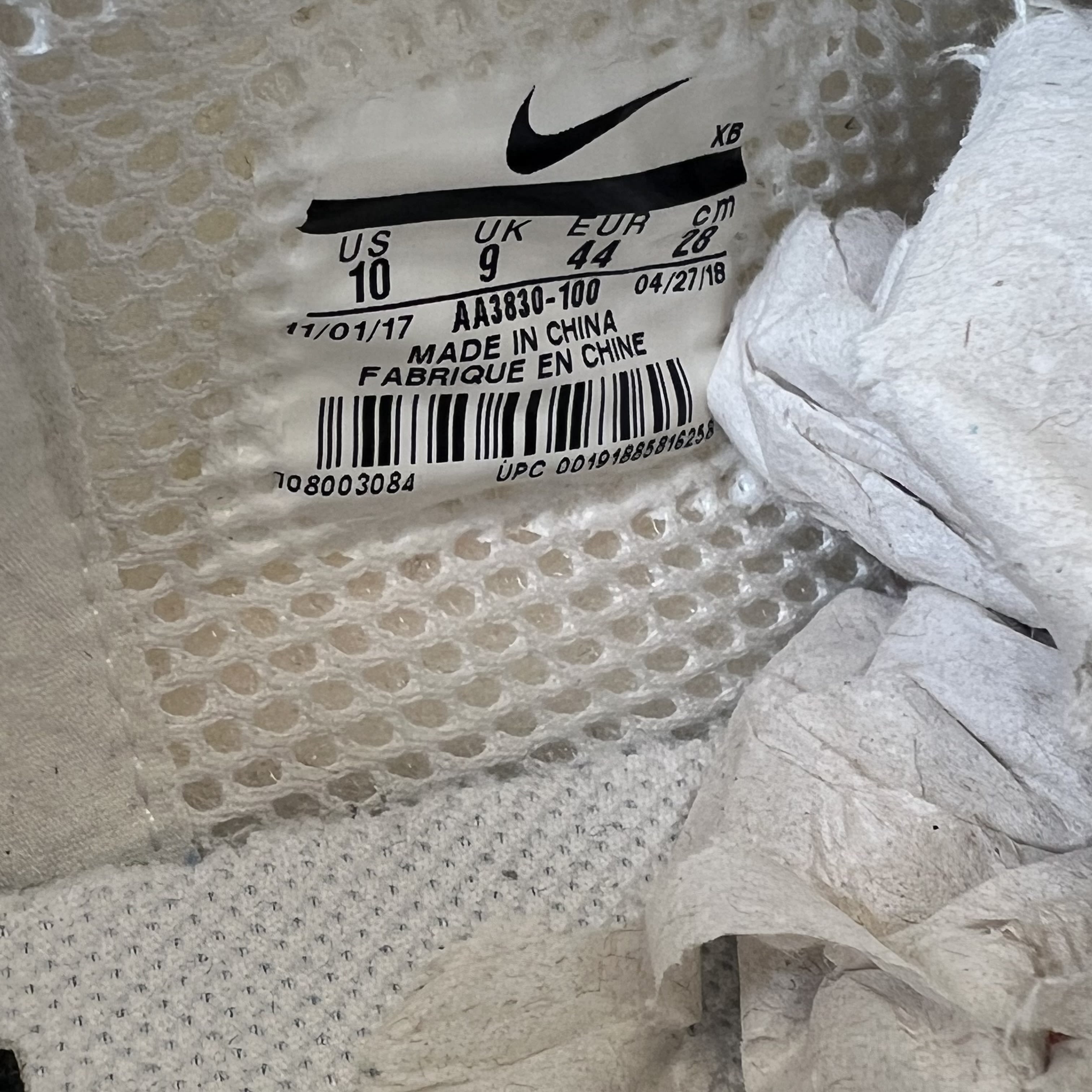 SP10207 Nike Air Presto Off-White White (2018)