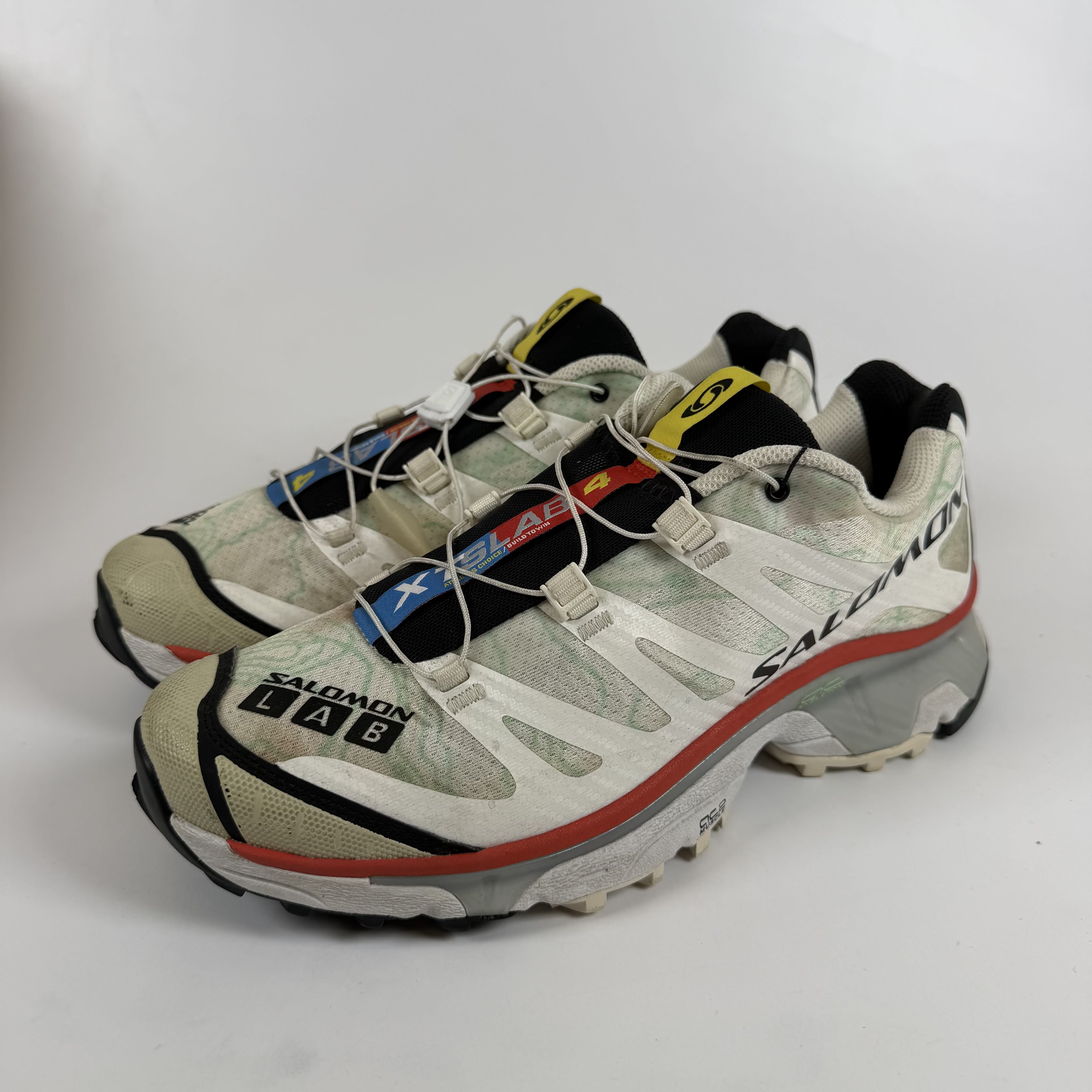 SP9697 Salomon XT-4 OG White Aurora Topography