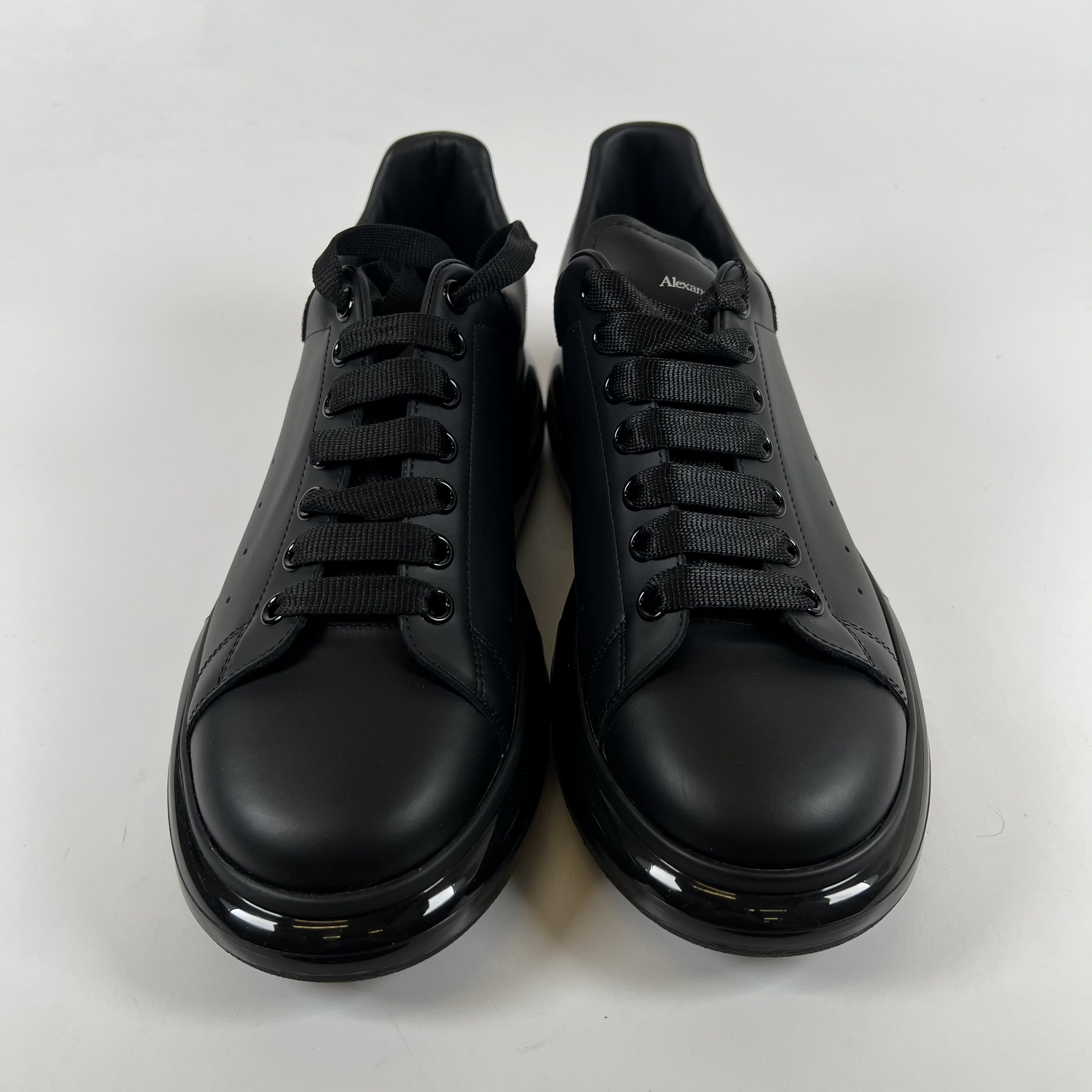 SP9789 Alexander McQueen Oversized Black Reflective Tab