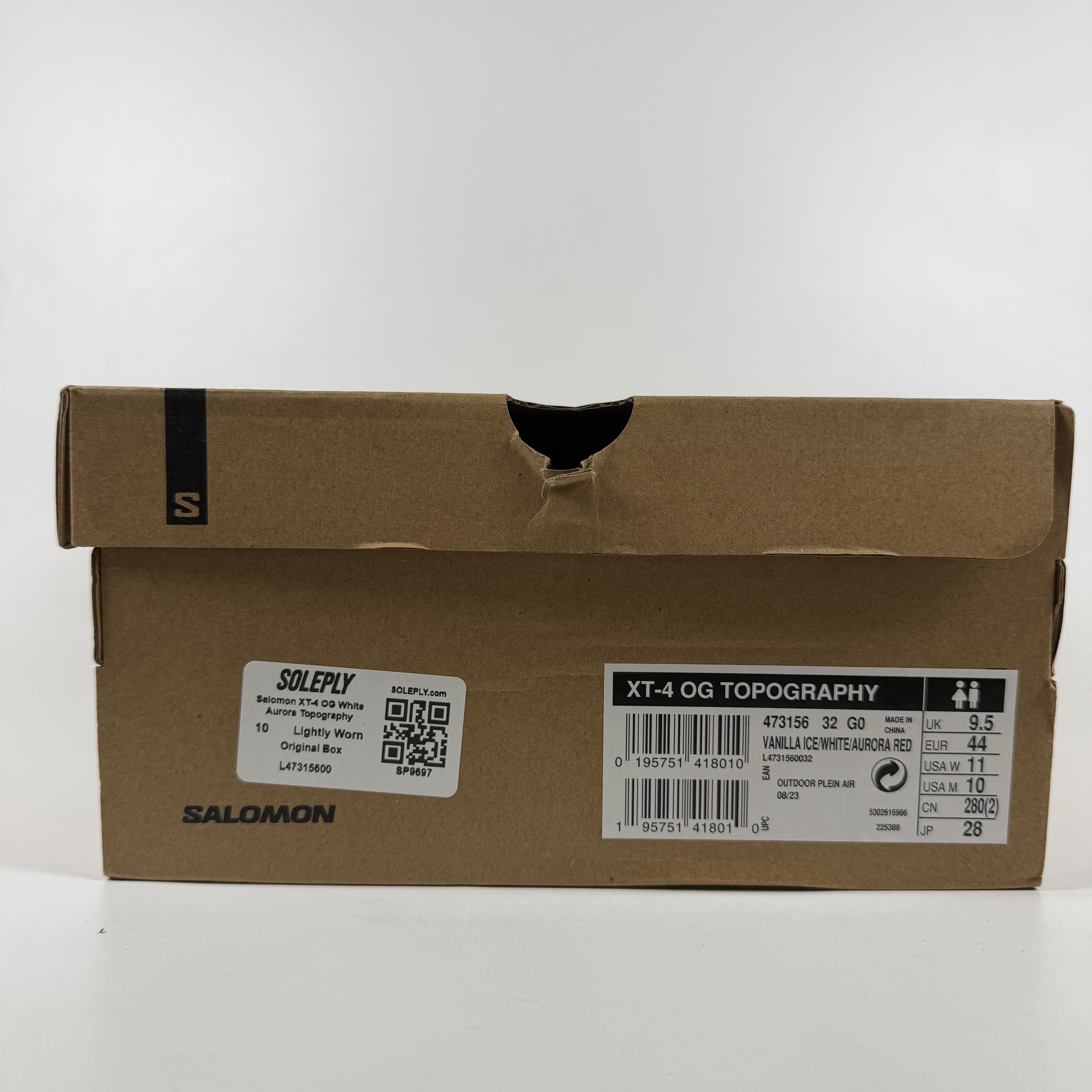 SP9697 Salomon XT-4 OG White Aurora Topography