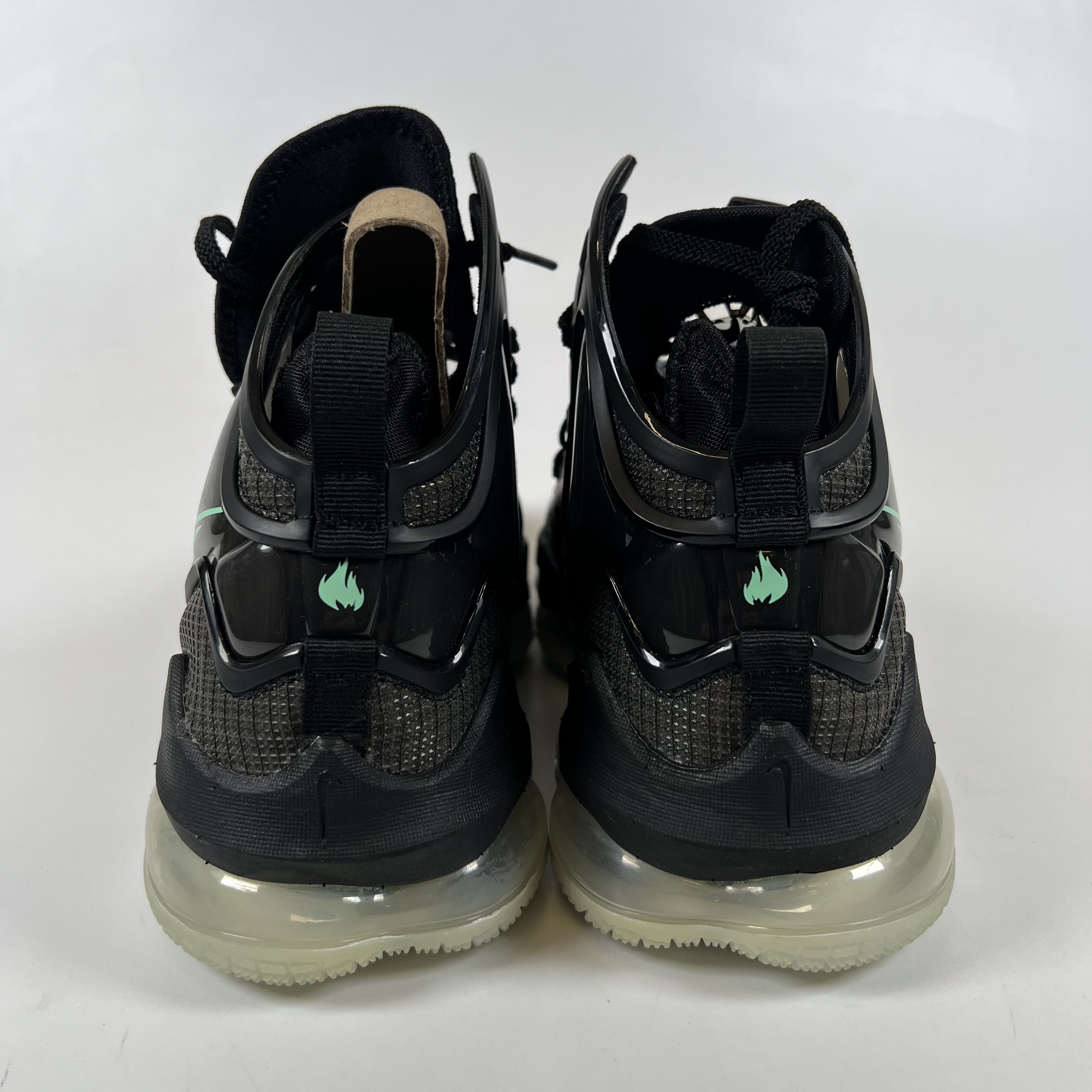 SP10819 Nike LeBron 19 Black Anthracite Green Glow