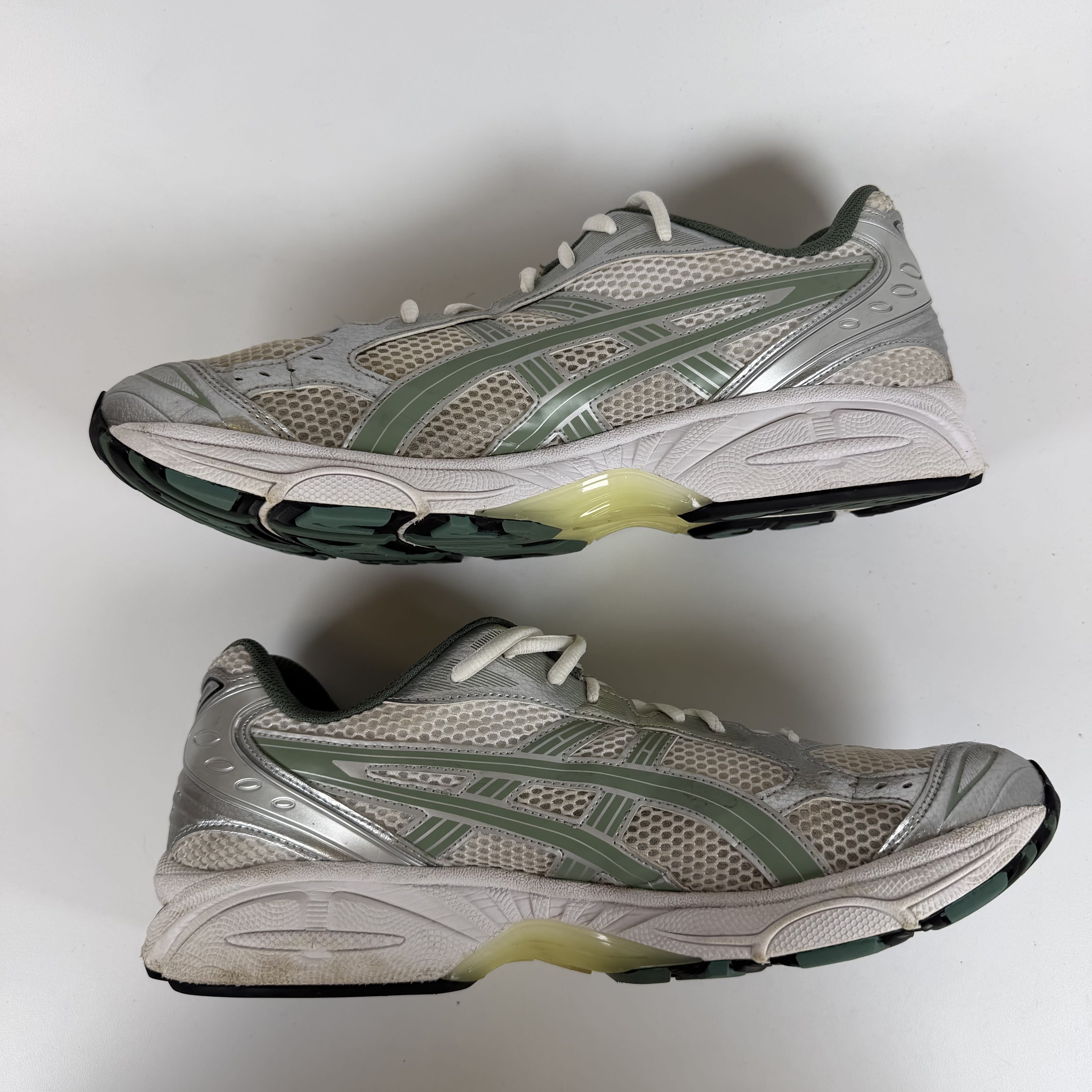 SP7567 ASICS Gel-Kayano 14 White Pure Silver Slate Grey Sage