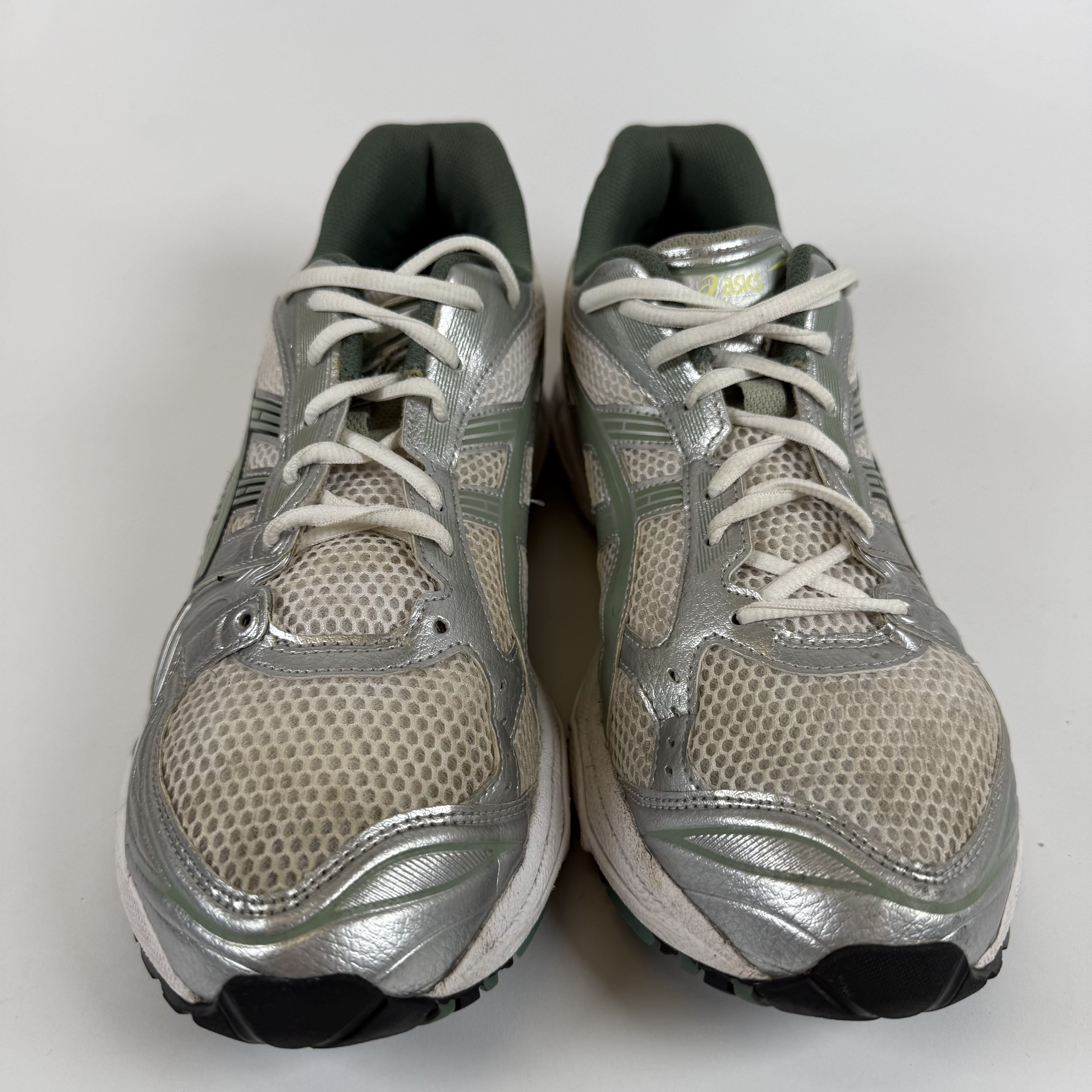 SP7567 ASICS Gel-Kayano 14 White Pure Silver Slate Grey Sage