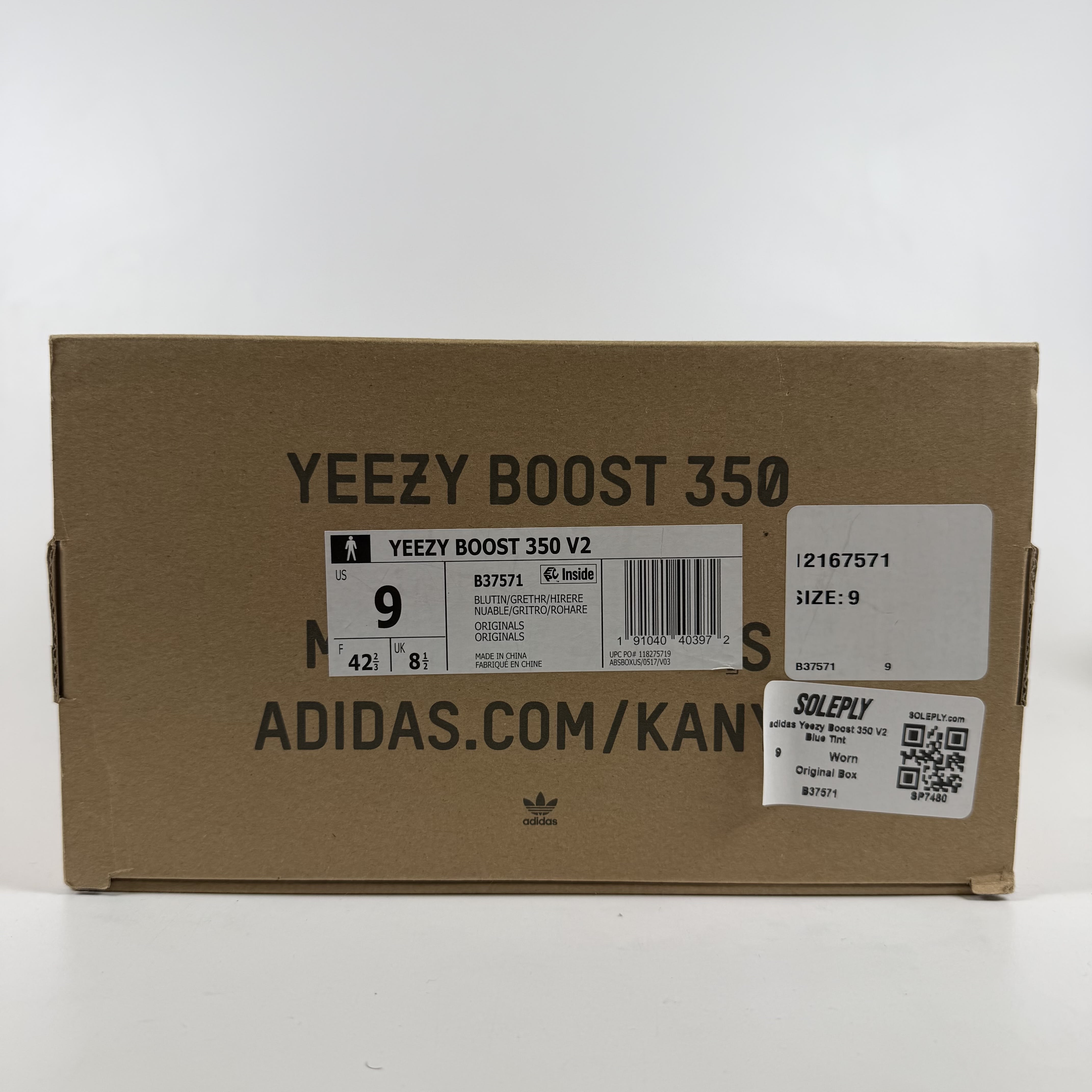 SP7480 adidas Yeezy Boost 350 V2 Blue Tint