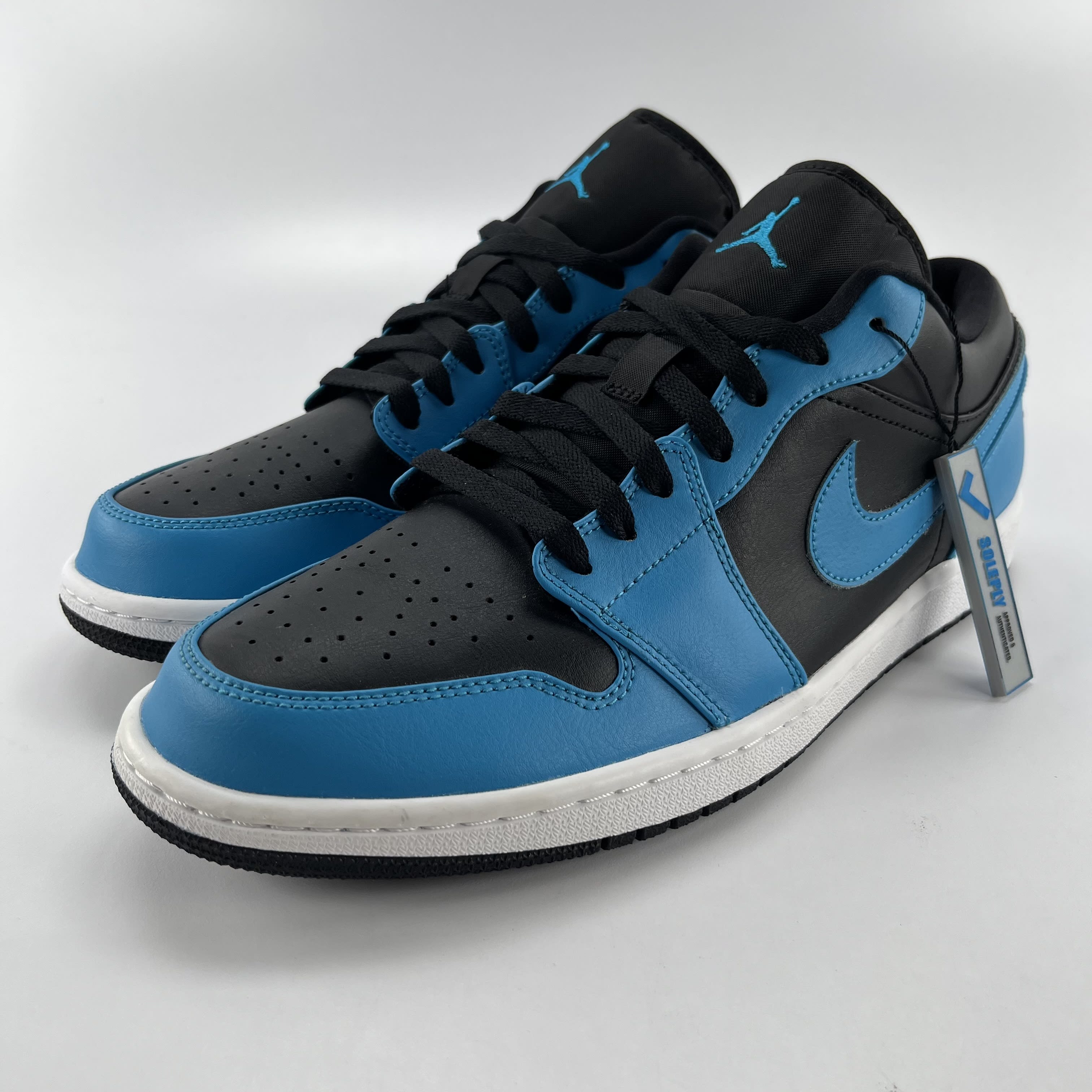 280270 Jordan 1 Low Laser Blue Black
