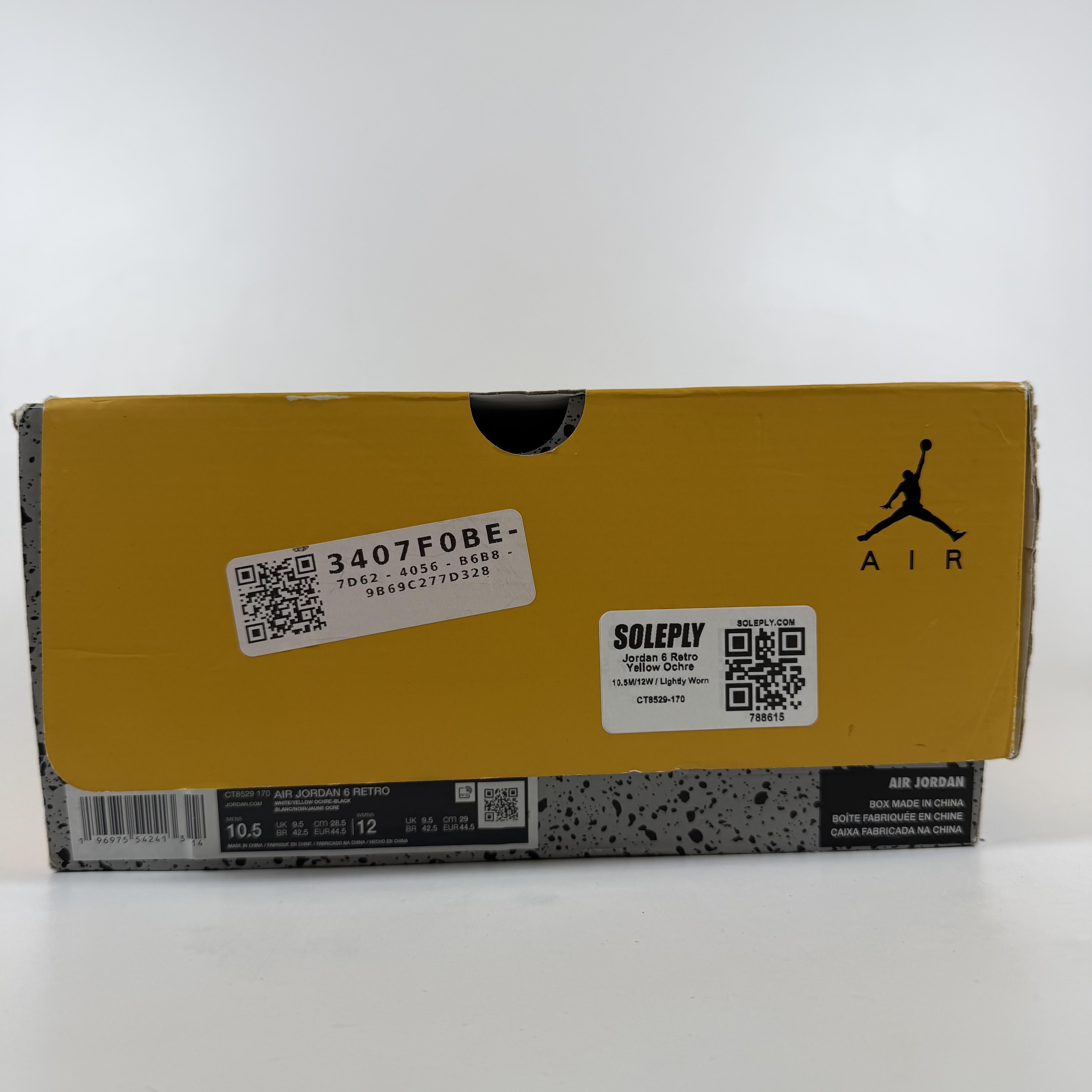 788615 Jordan 6 Retro Yellow Ochre