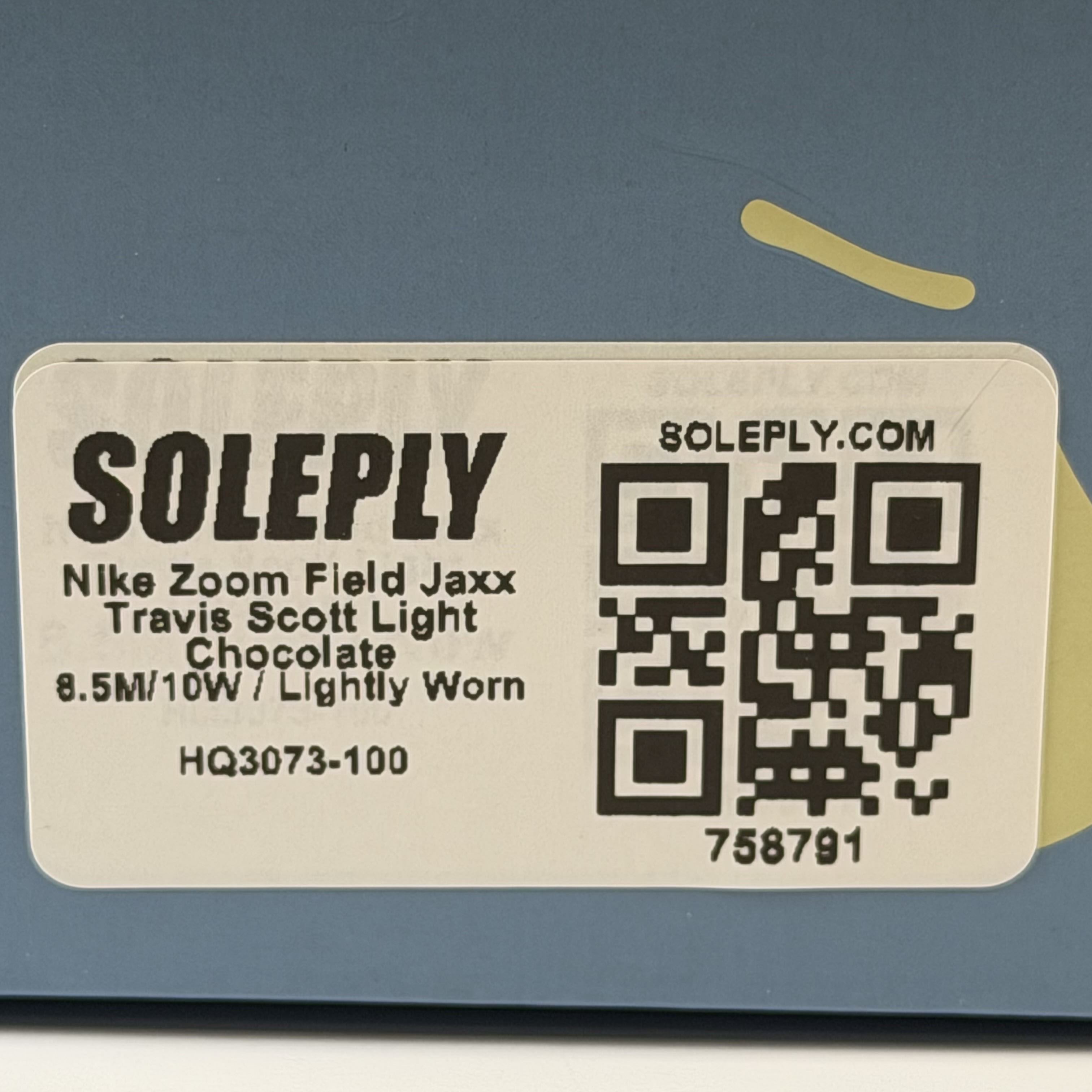 [758791] Nike Zoom Field Jaxx Travis Scott Light Chocolate