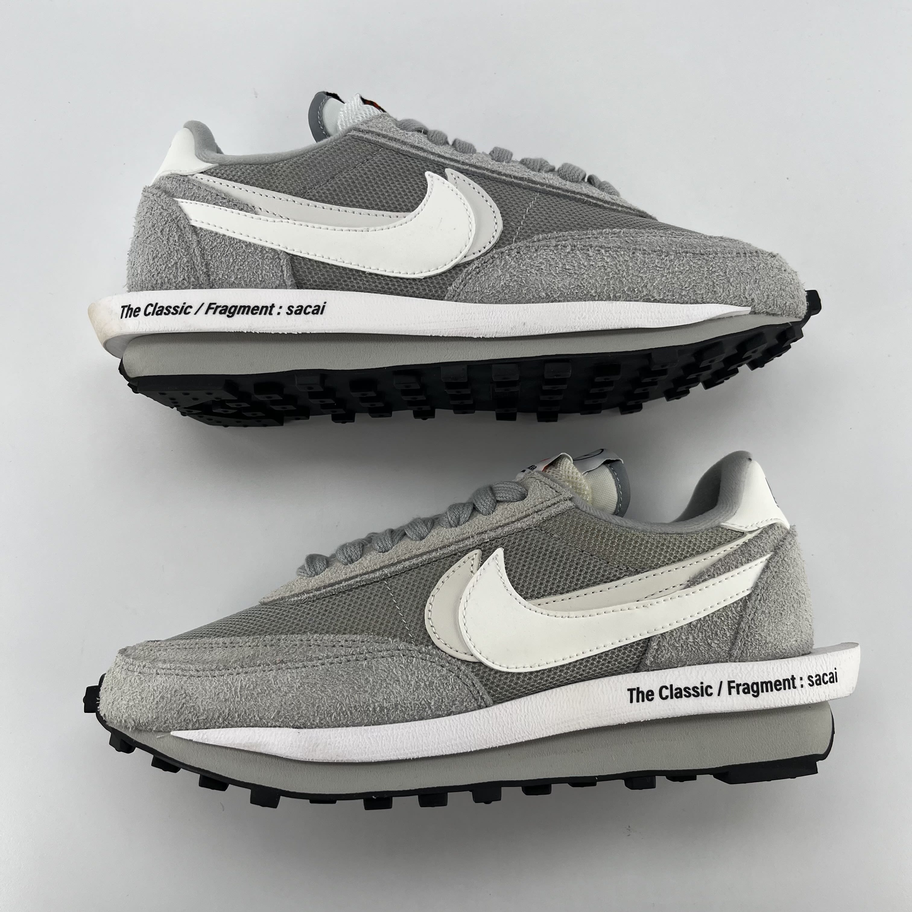 340923 Fragment Design x Sacai x LDV Waffle 'Light Smoke Grey'