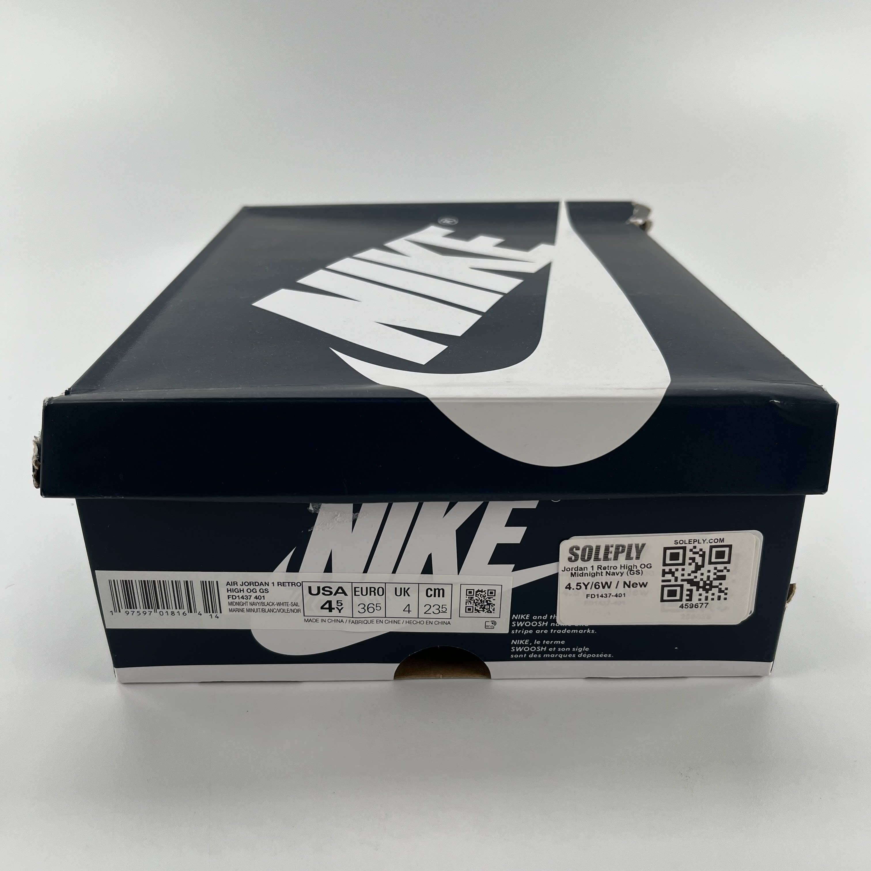 459677 Jordan 1 Retro High OG Midnight Navy (GS)