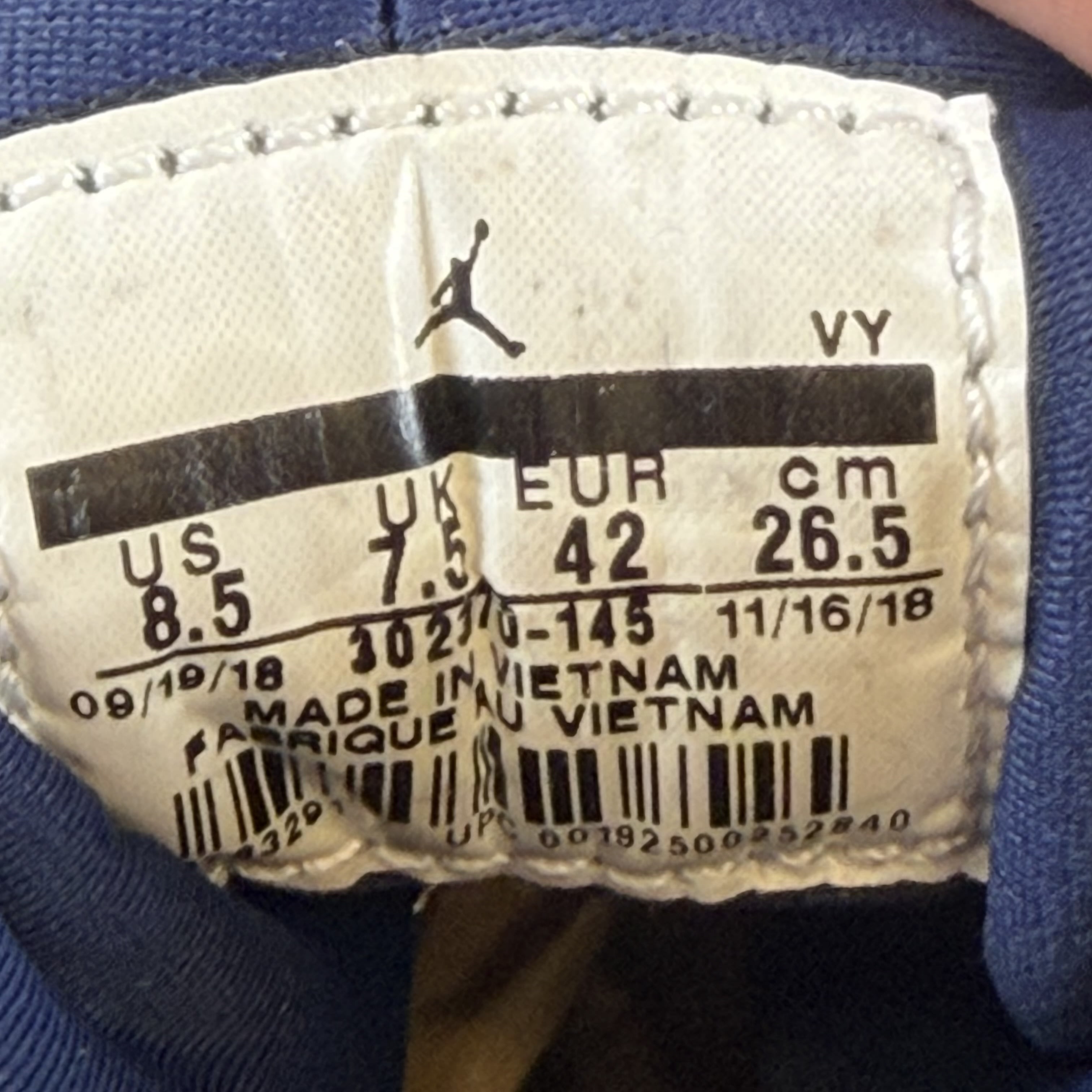 624837 Air Jordan 9 Retro 'UNC'