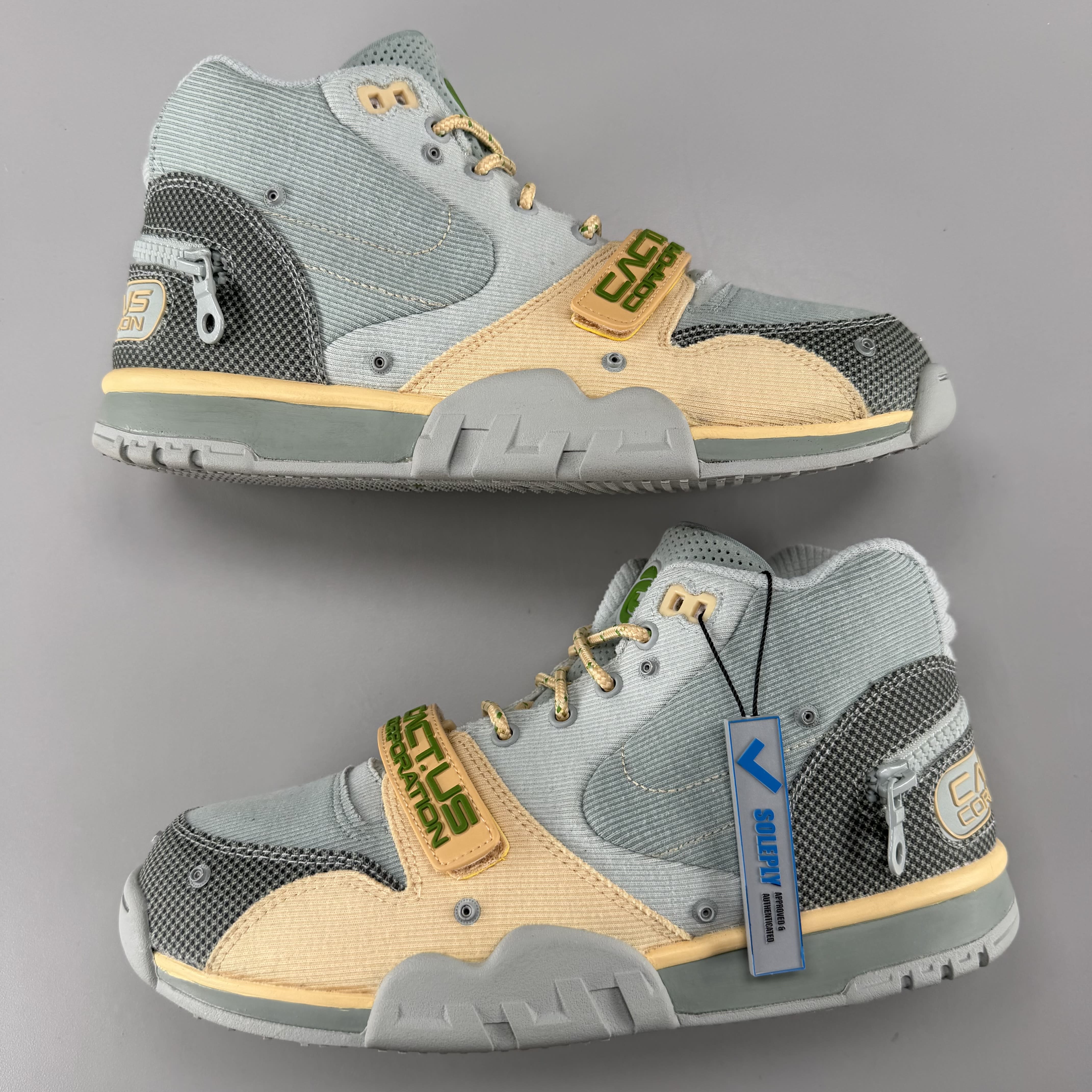 509992 Nike Air Trainer 1 SP Travis Scott Grey Haze