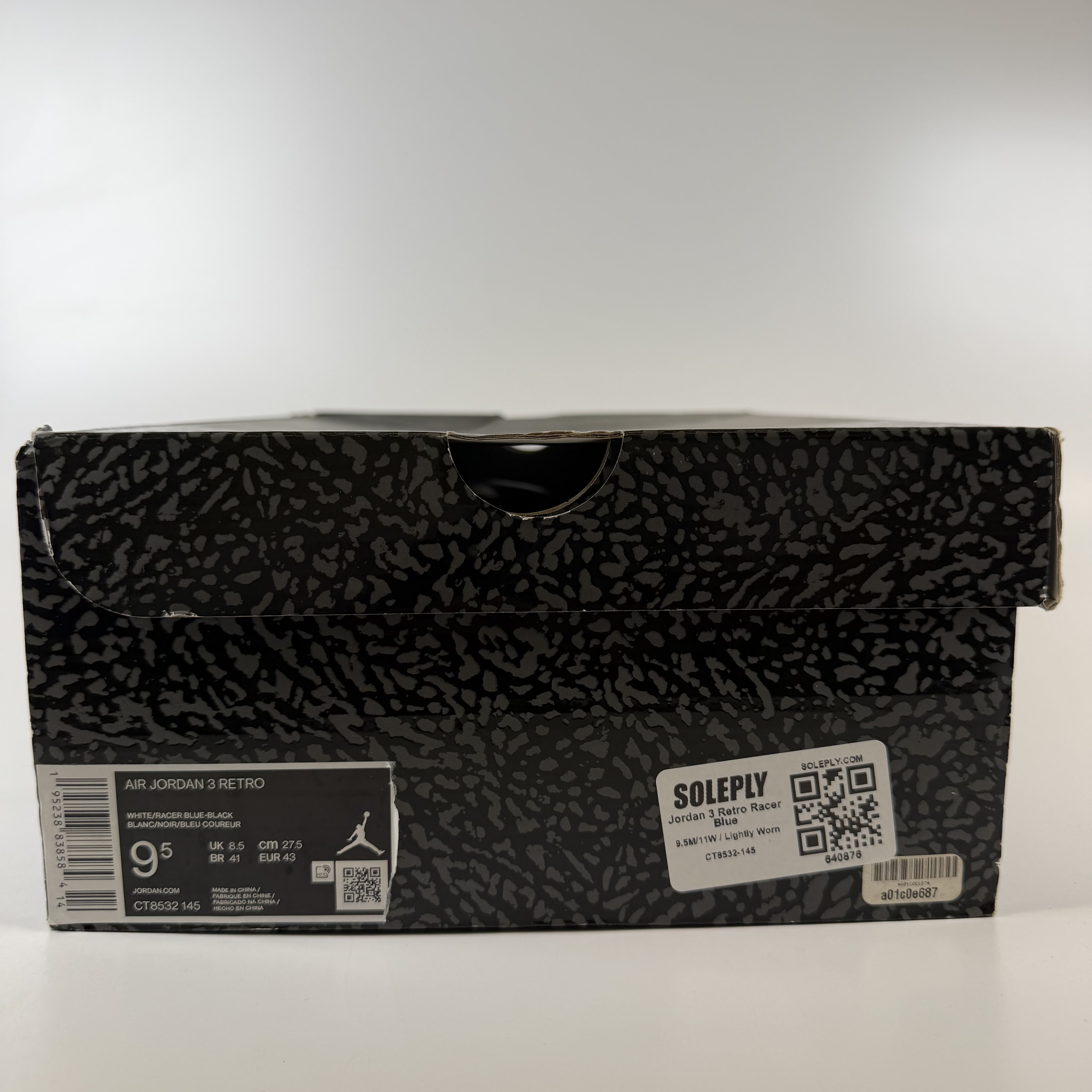 640876 Jordan 3 Retro Racer Blue