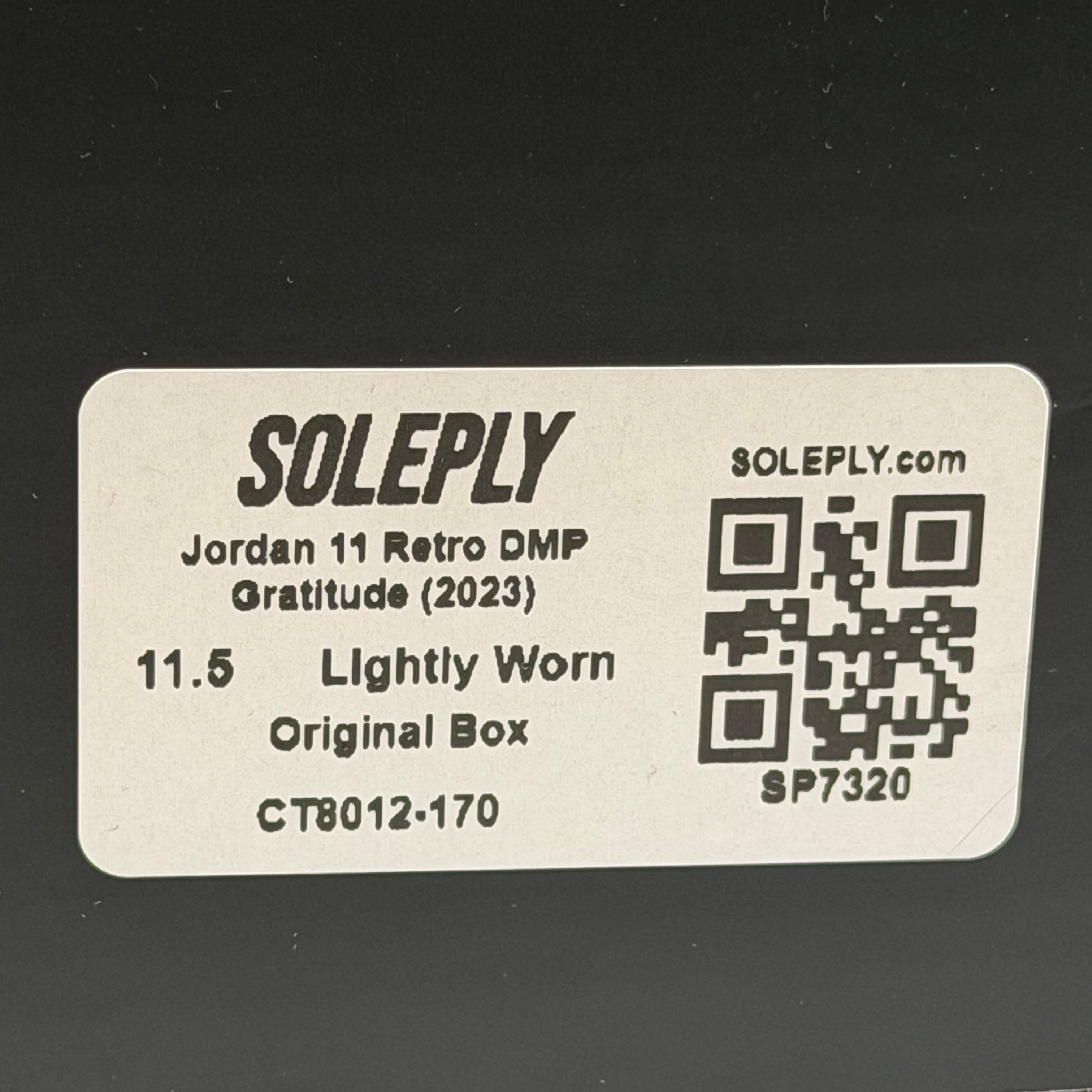 [SP7320] Jordan 11 Retro DMP Gratitude (2023)