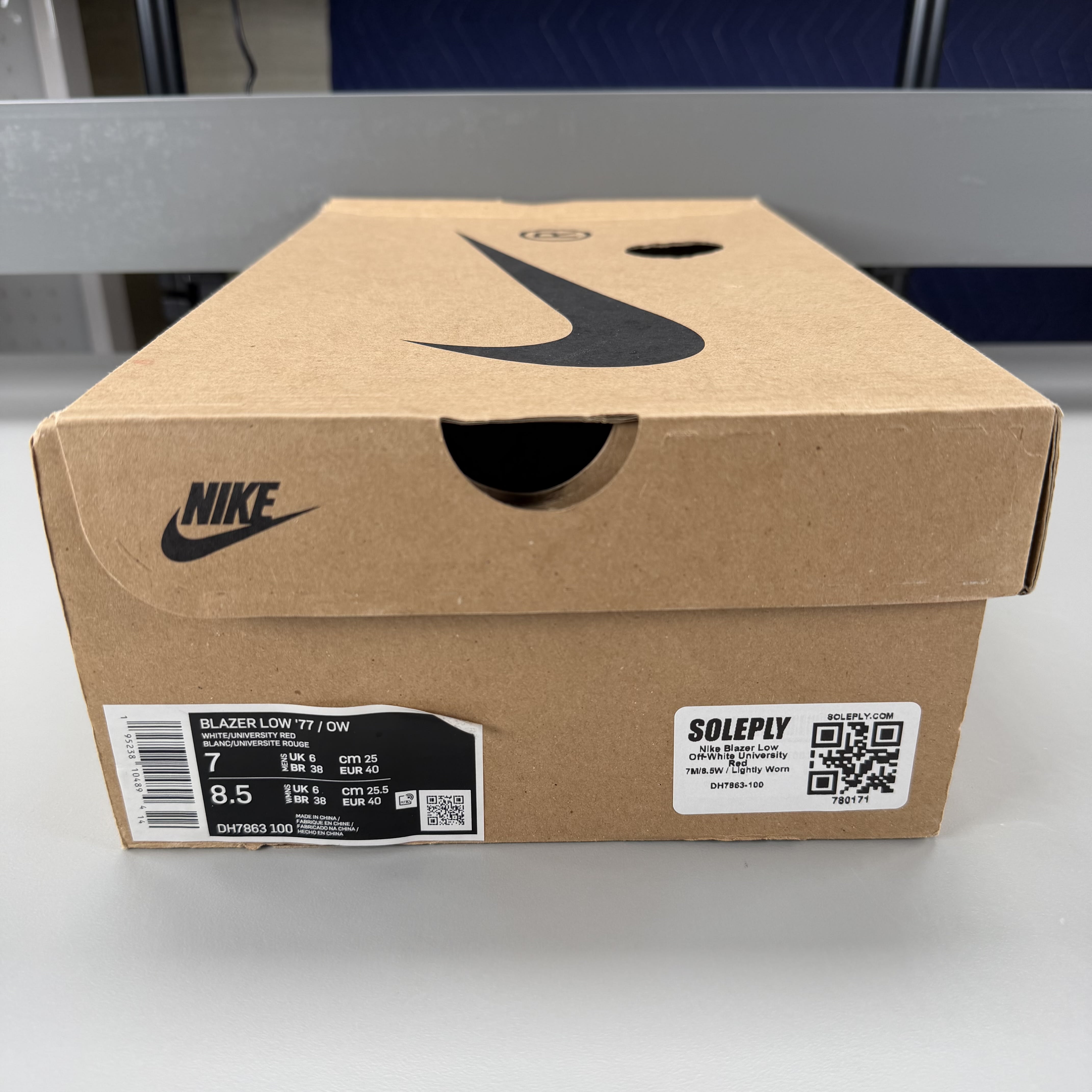 780171 Nike Blazer Low Off-White University Red