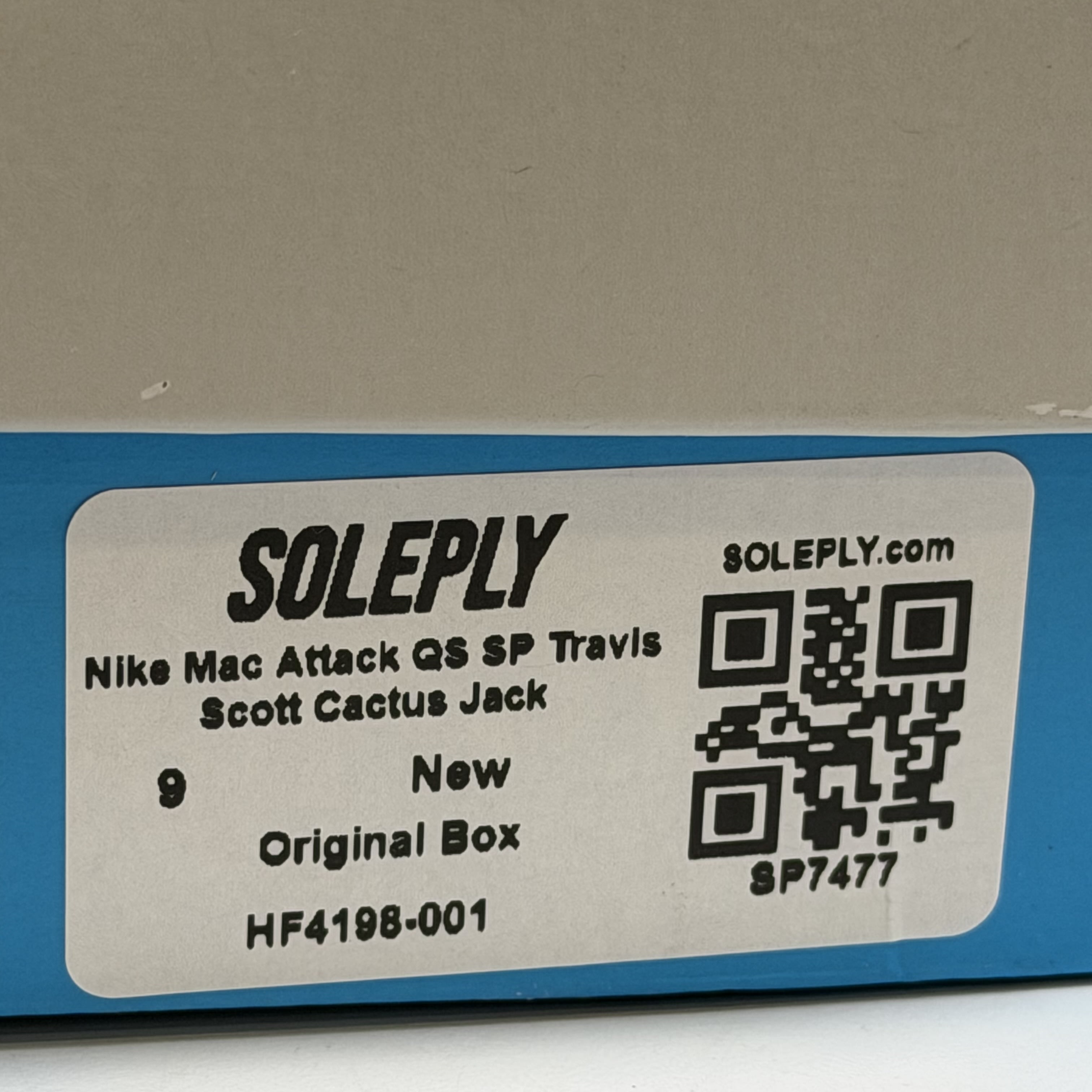 SP7477 Nike Mac Attack QS SP Travis Scott Cactus Jack