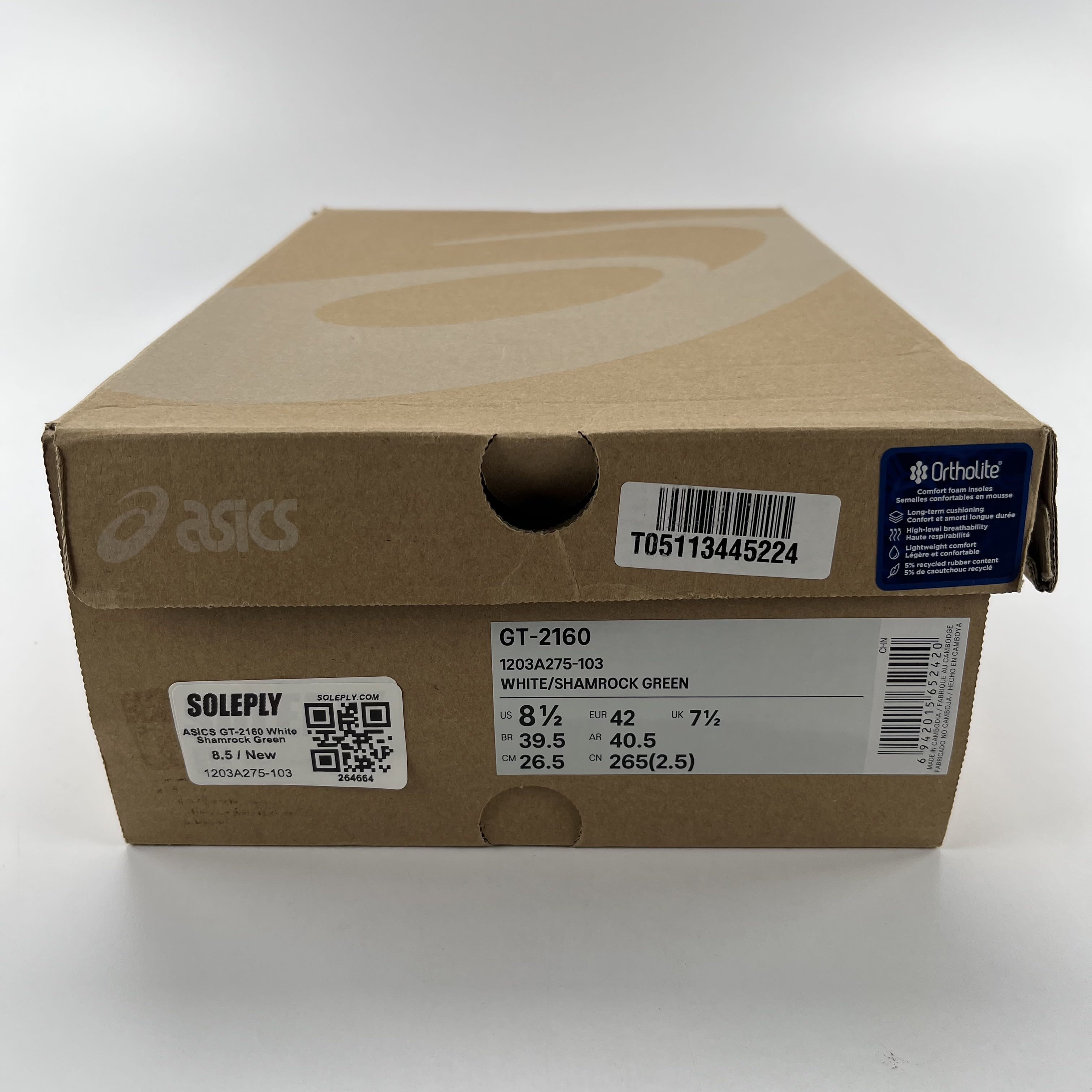 264664 ASICS GT-2160 White Shamrock Green