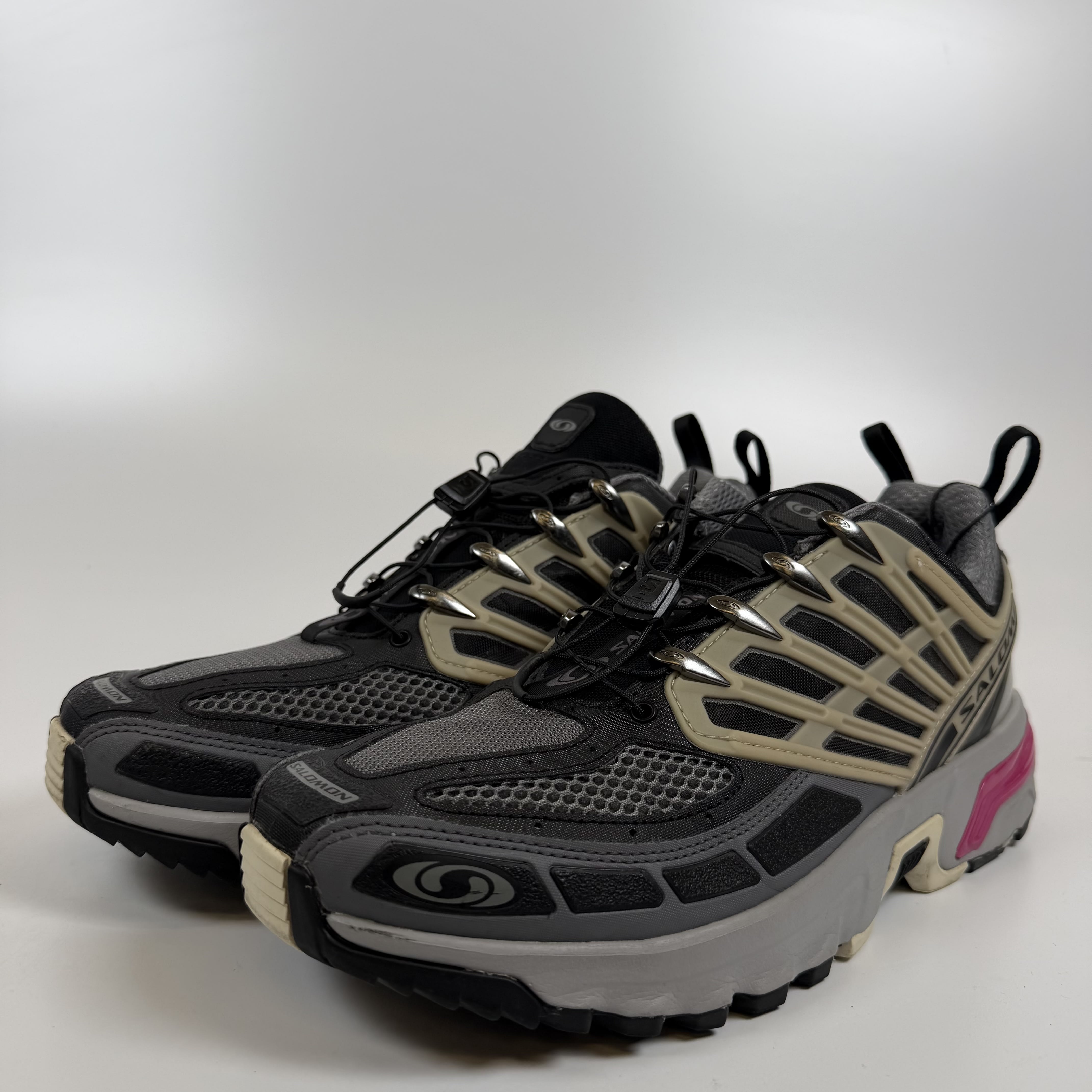 SP9690 Salomon ACS Pro Advanced Black Alloy Feather Grey Purple