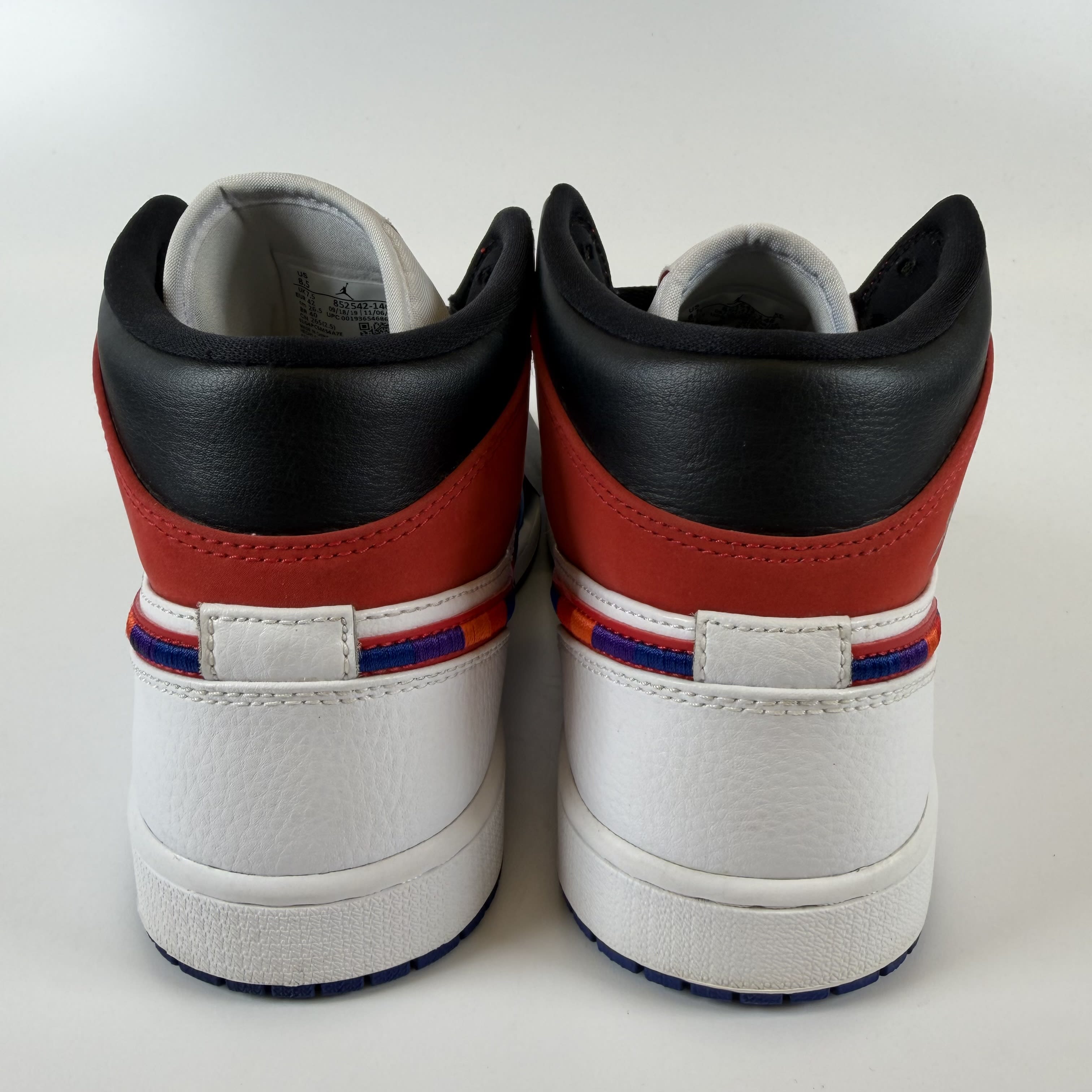 659005 Jordan 1 Mid Multi-Color Swoosh