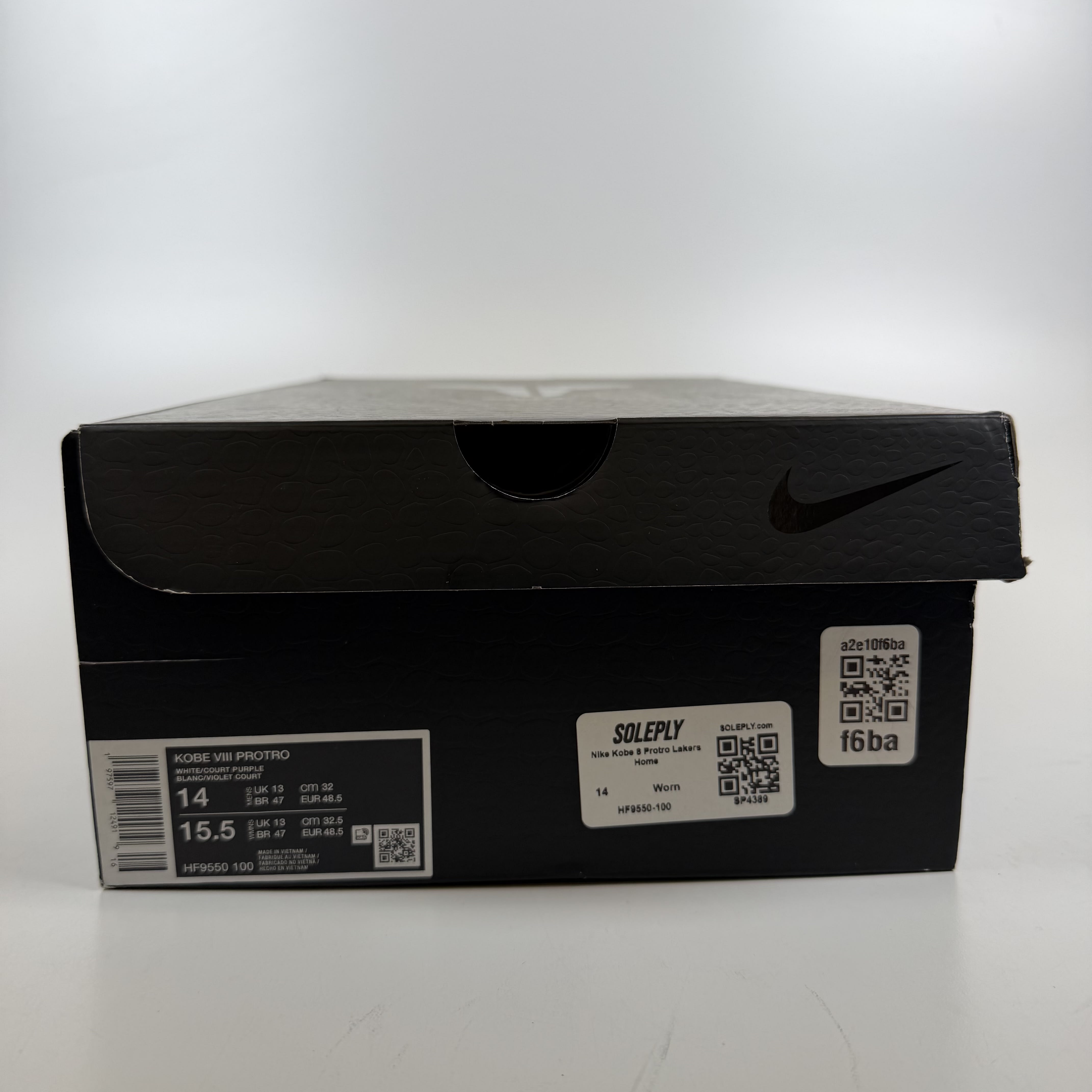 SP4389 Nike Kobe 8 Protro Lakers Home
