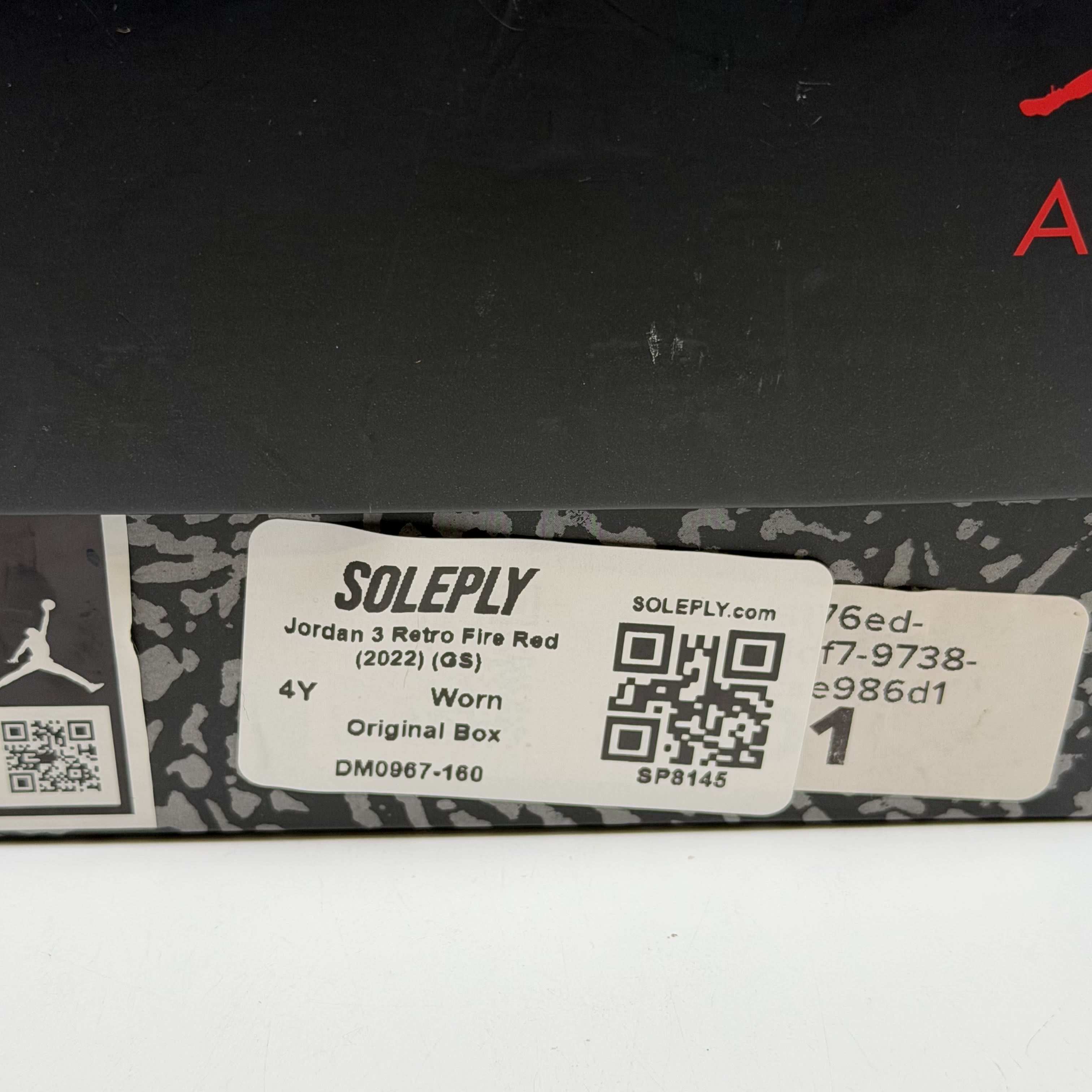 SP8145 Jordan 3 Retro Fire Red (2022) (GS)
