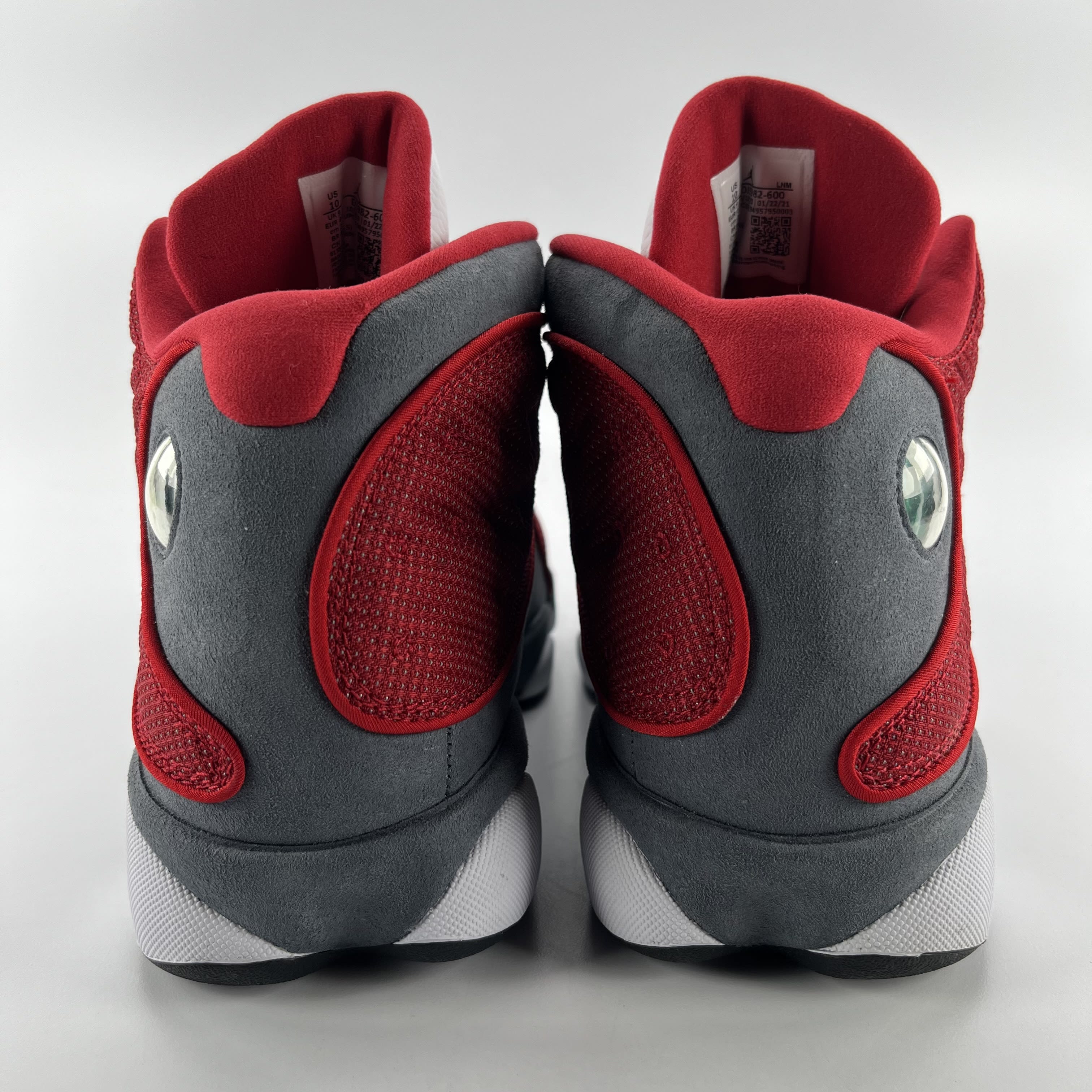 709502 Jordan 13 Retro Gym Red Flint Grey
