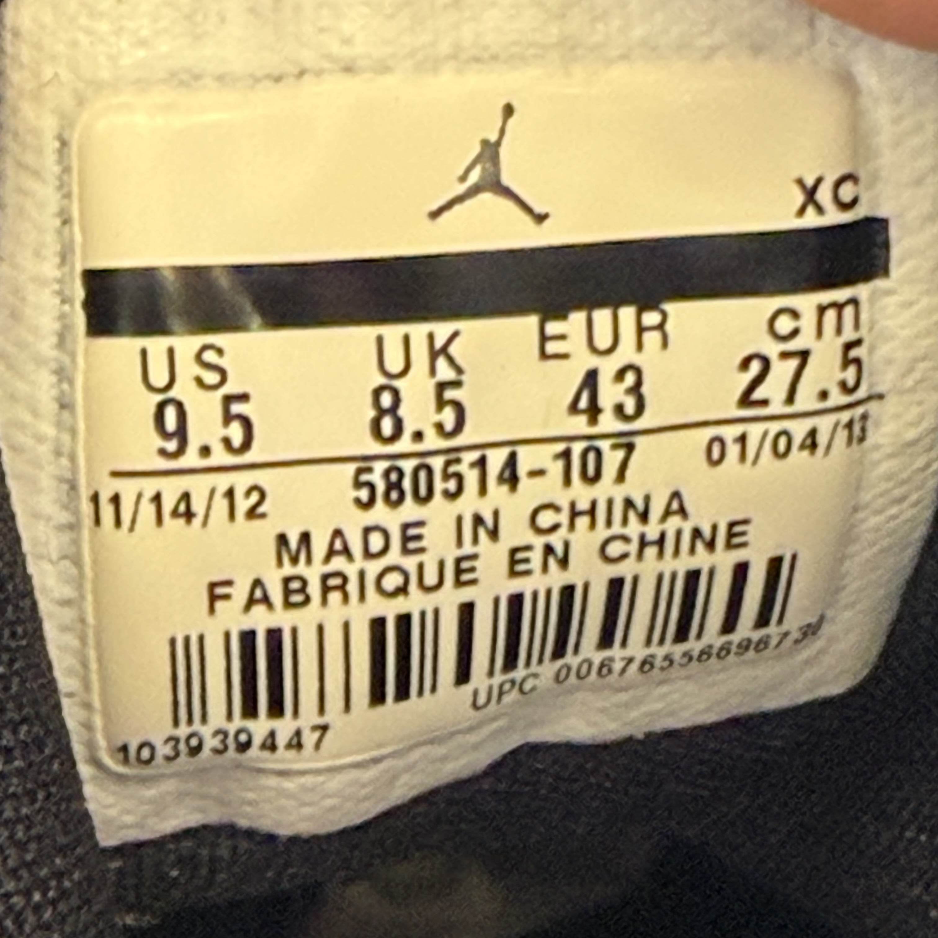 611119 Jordan 1 Retro 93 Bugs Bunny