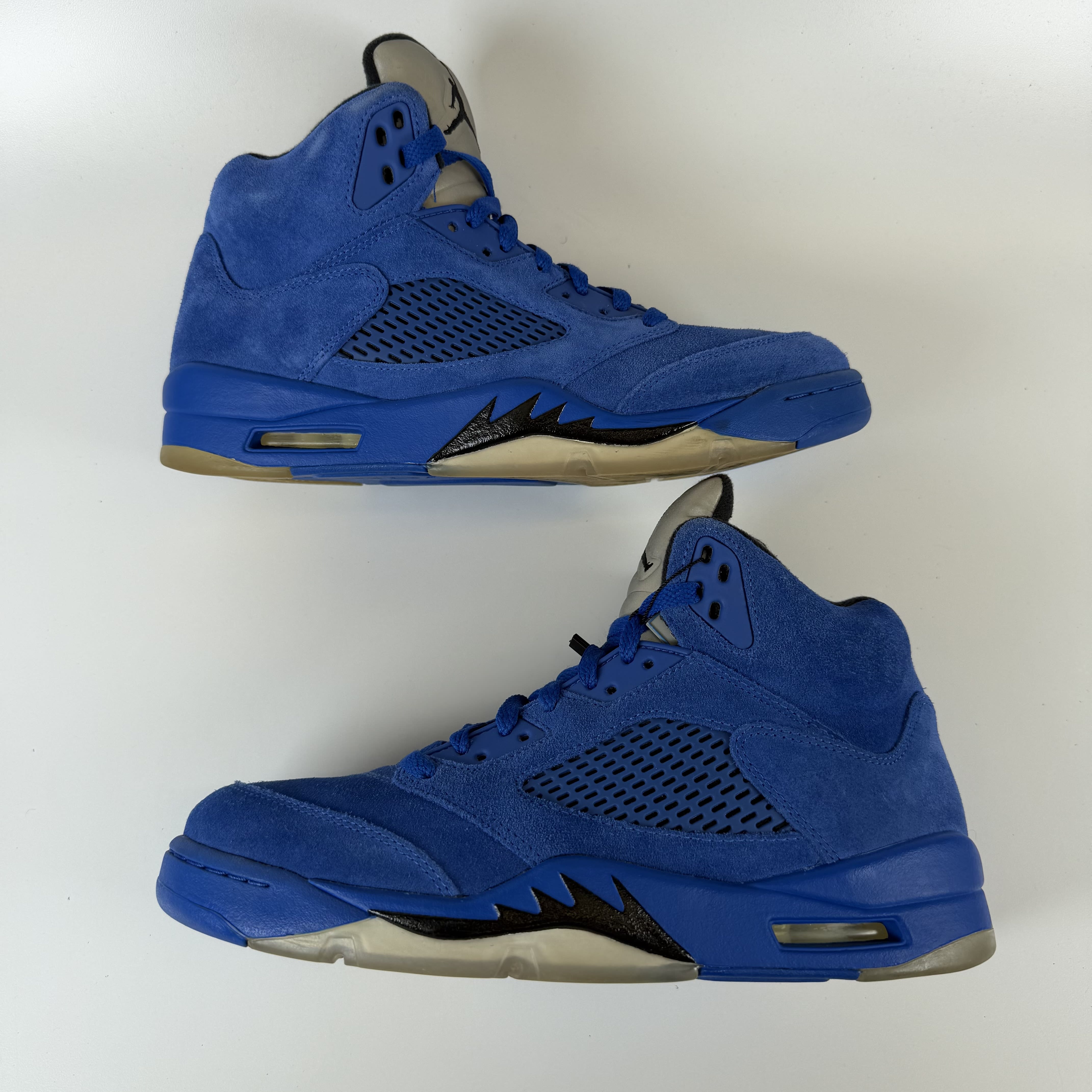672110 Jordan 5 Retro Blue Suede