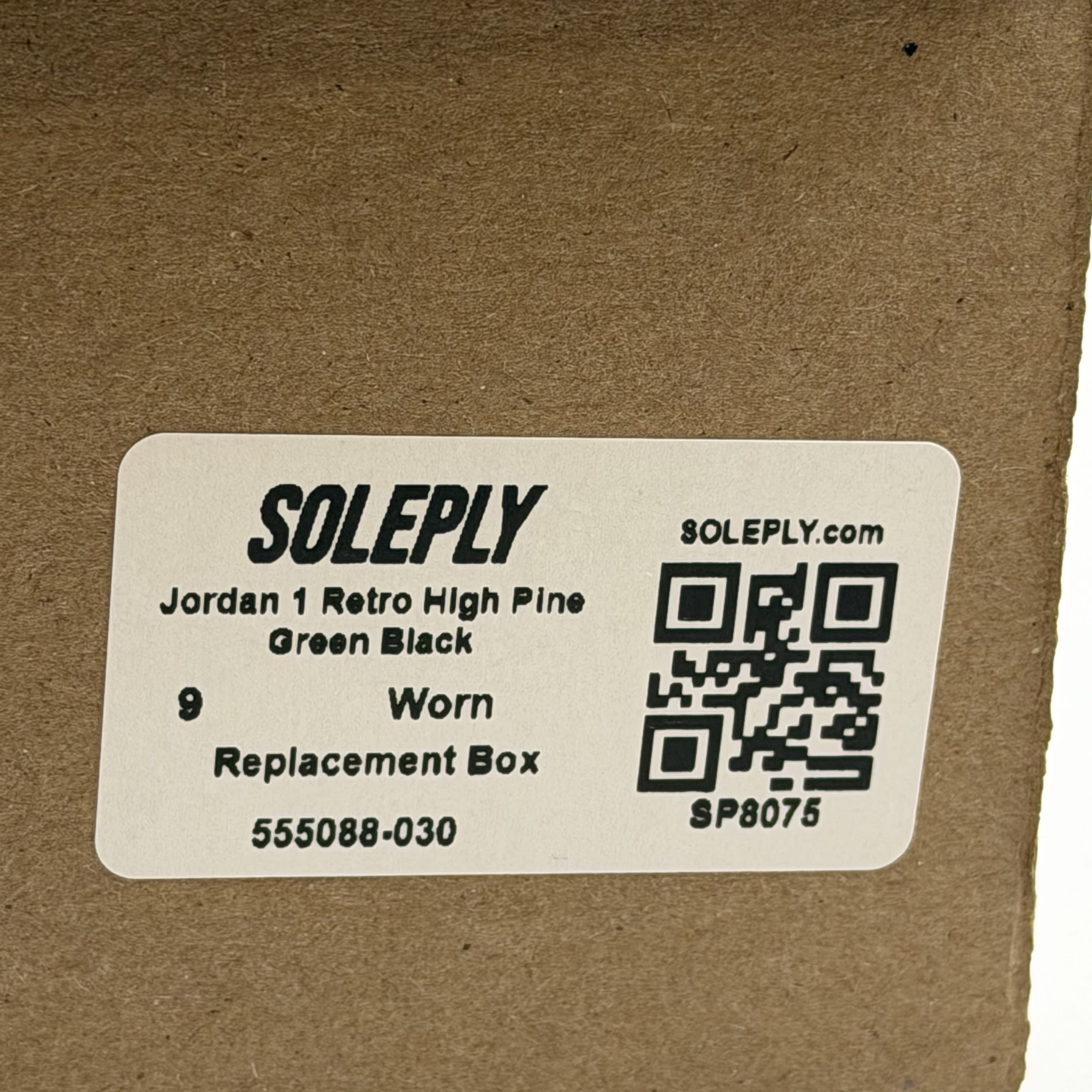 SP8075 Jordan 1 Retro High Pine Green Black