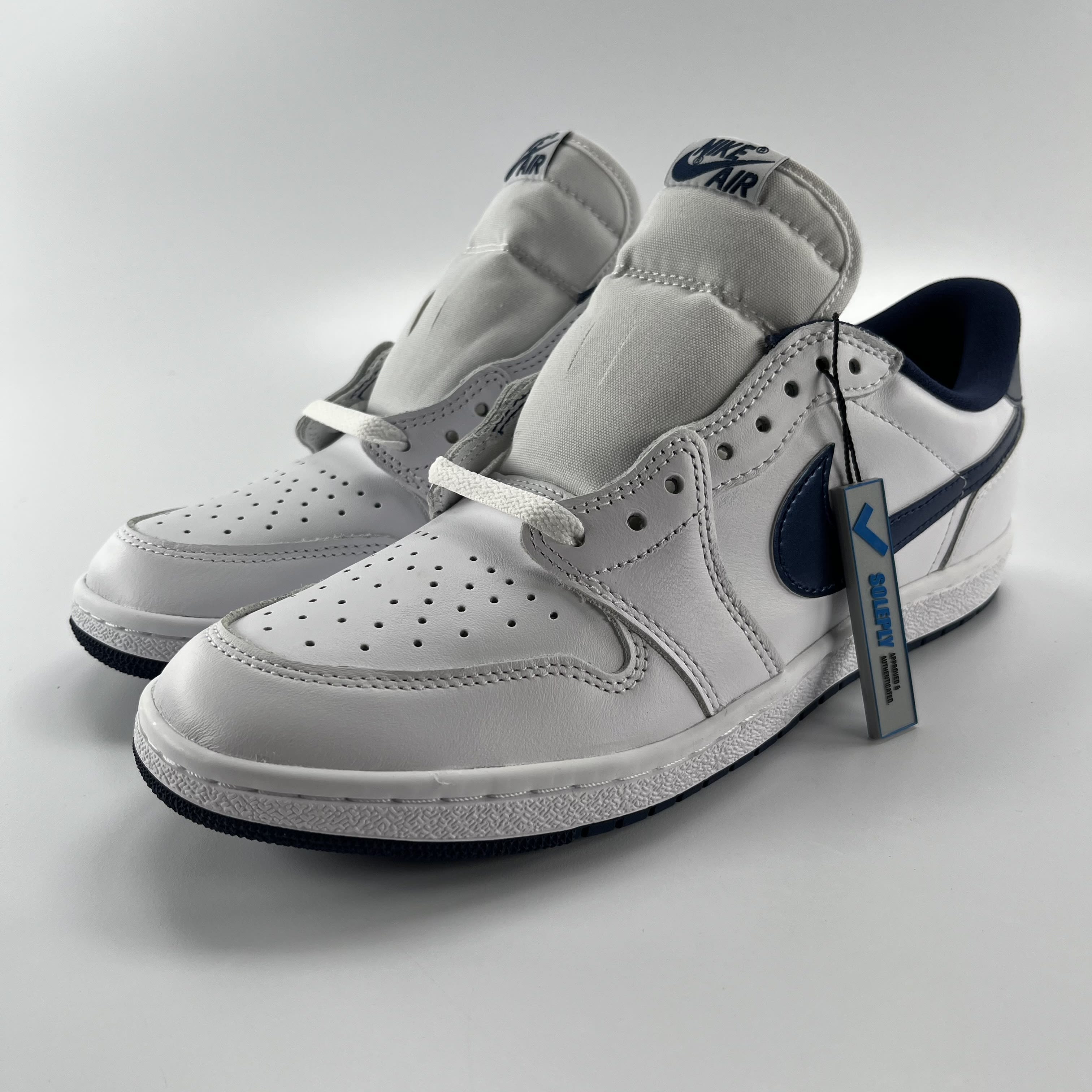 256863 Jordan 1 Retro Low '85 Metallic Blue
