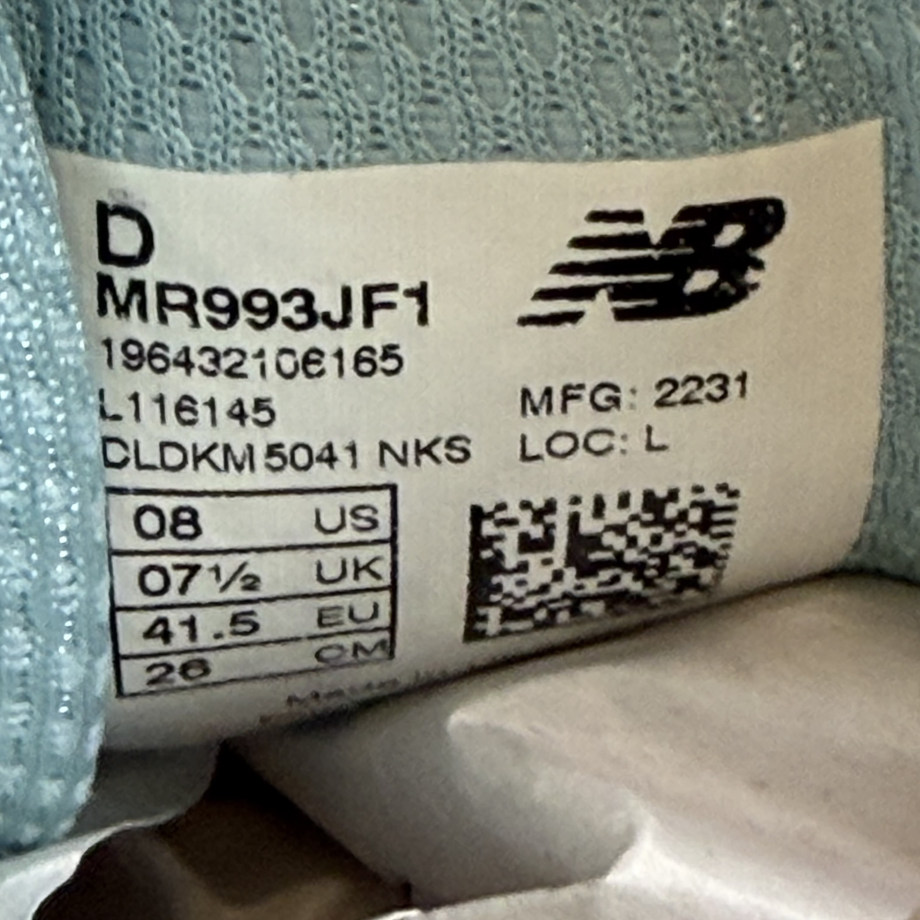 SP13166 New Balance 993 Joe Freshgoods Performance Art Arctic Blue