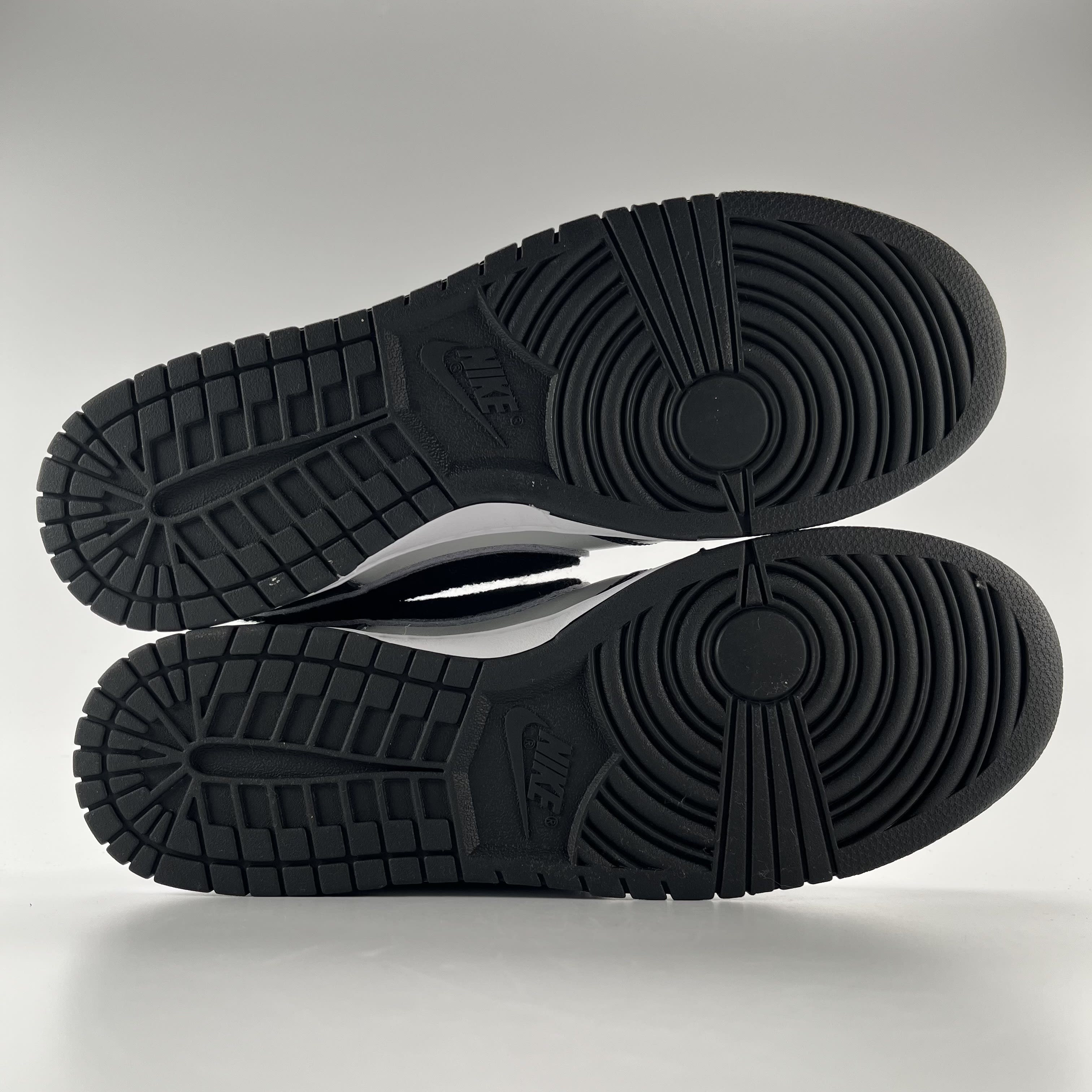 801483 Nike Dunk Low Chenille Swoosh Black Grey
