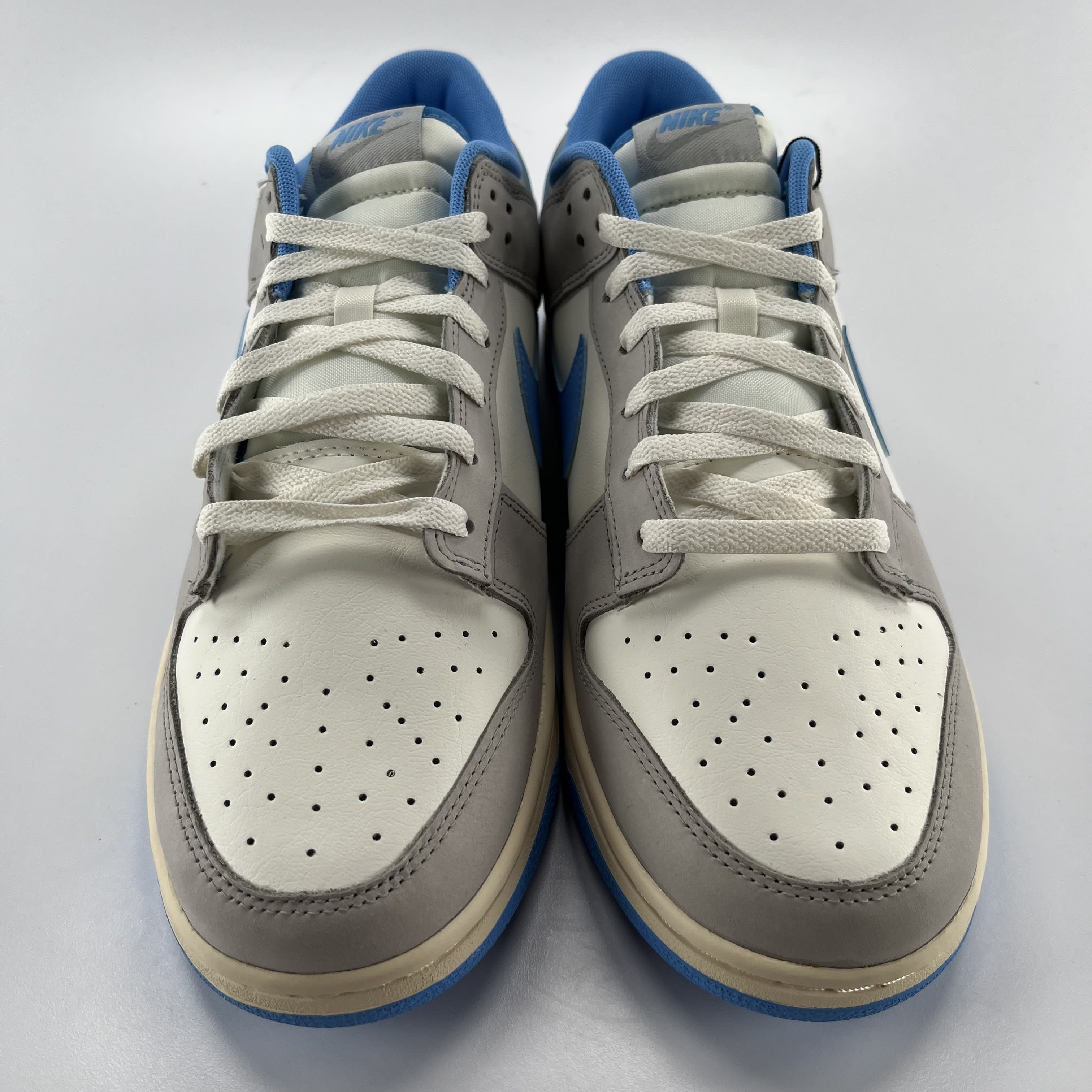822179 Nike Dunk Low Athletic Department Light Smoke Grey University Blue
