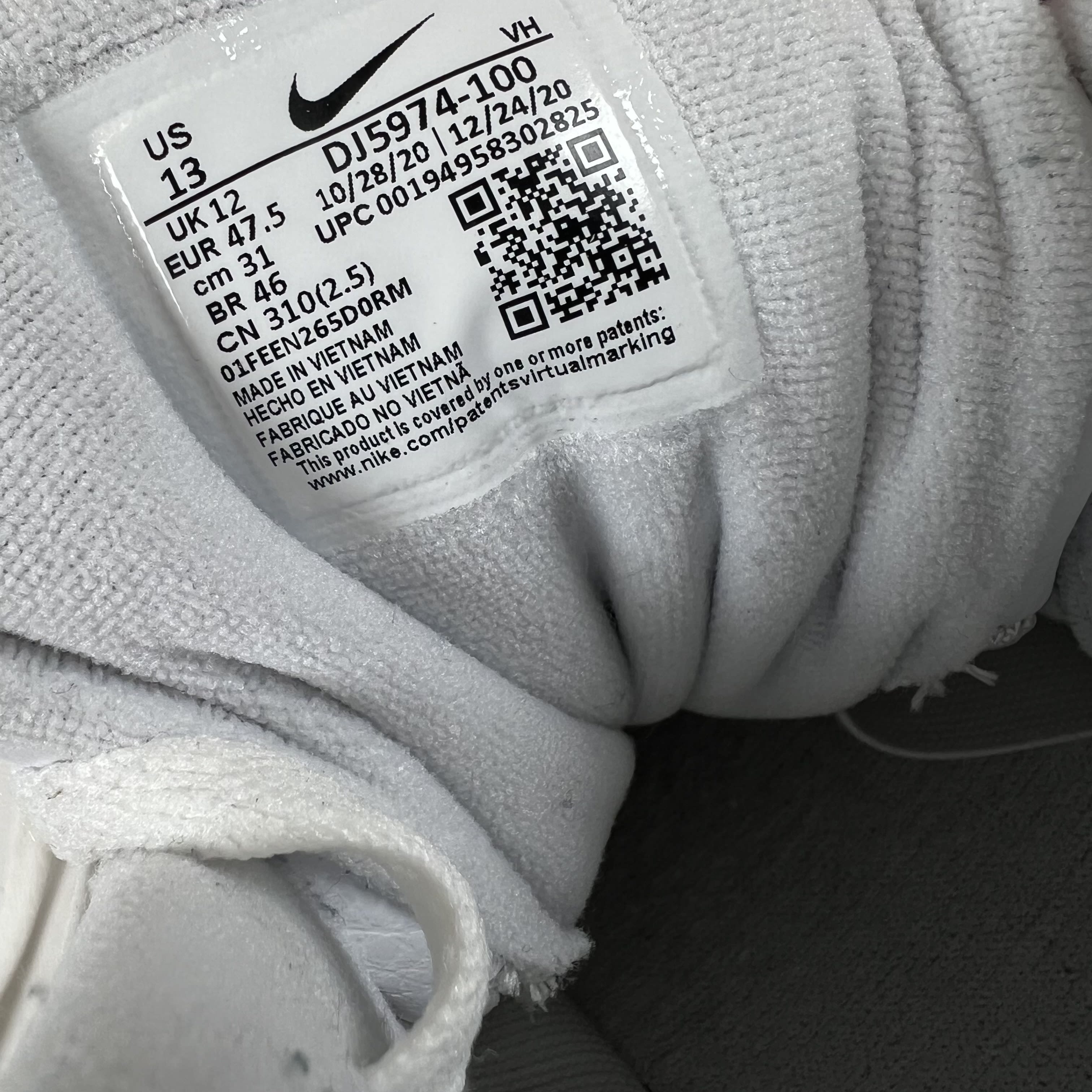 SP7936 Nike Air Raid White Gum