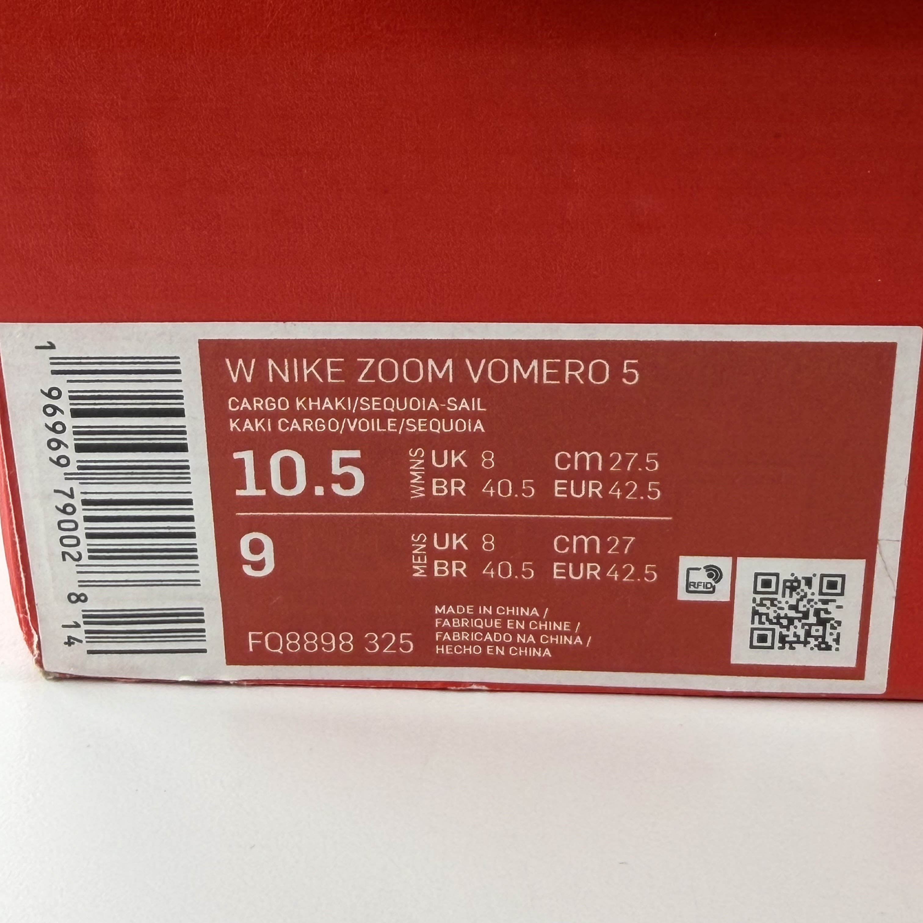 260173 Nike Zoom Vomero 5 Sequoia (Women's)