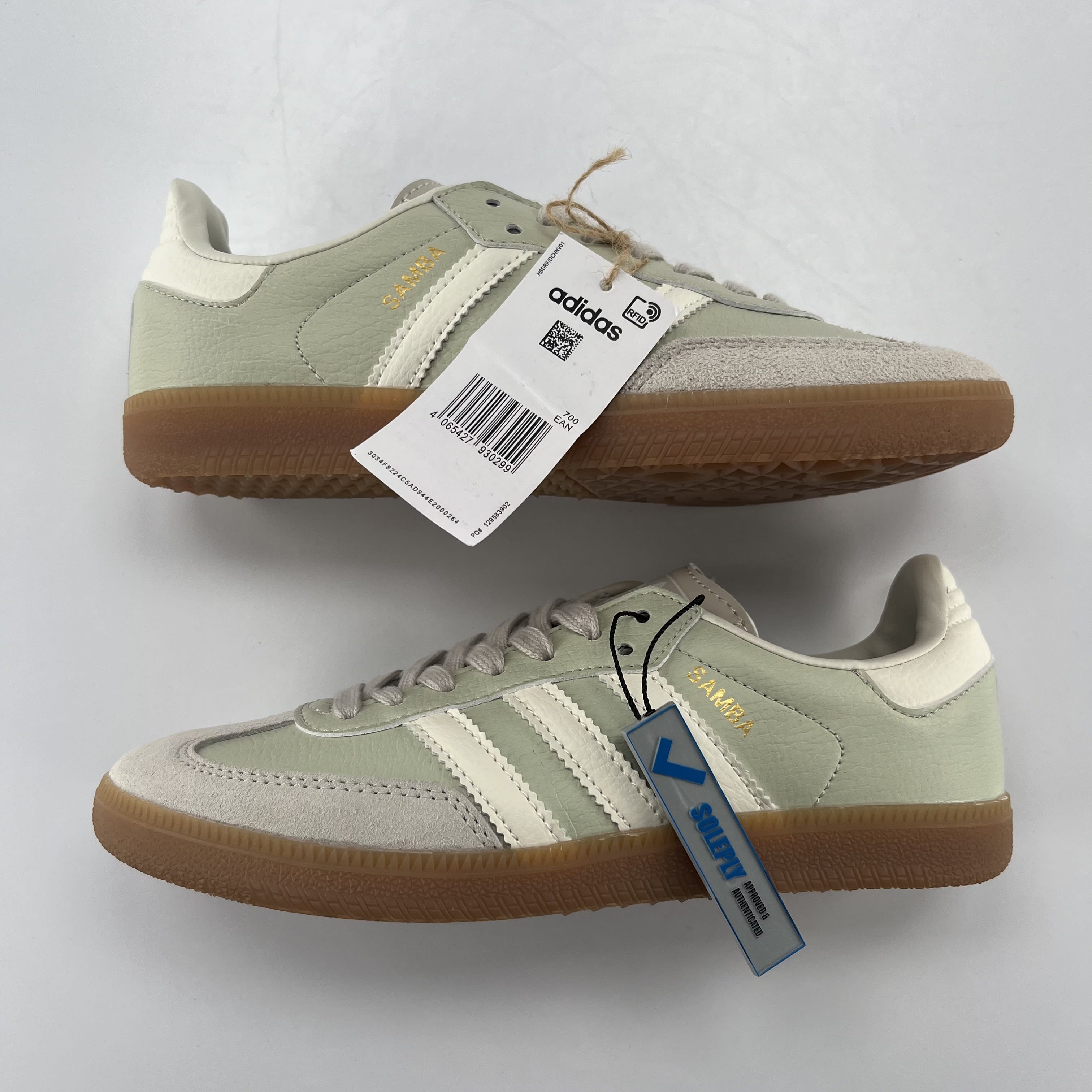 339832 adidas Samba OG Aluminum Gum (Women's)