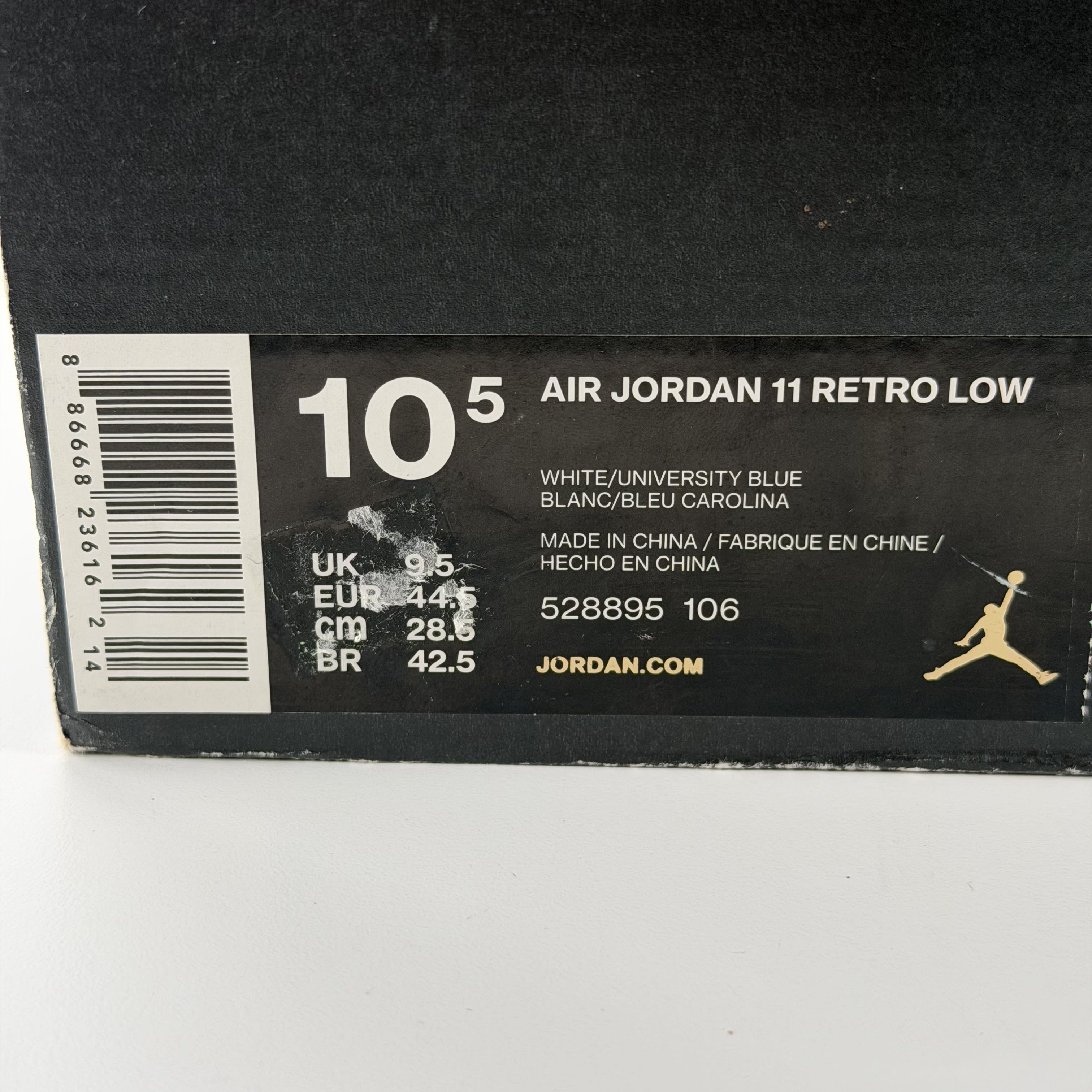 612863 Jordan 11 Retro Low University Blue (2017)