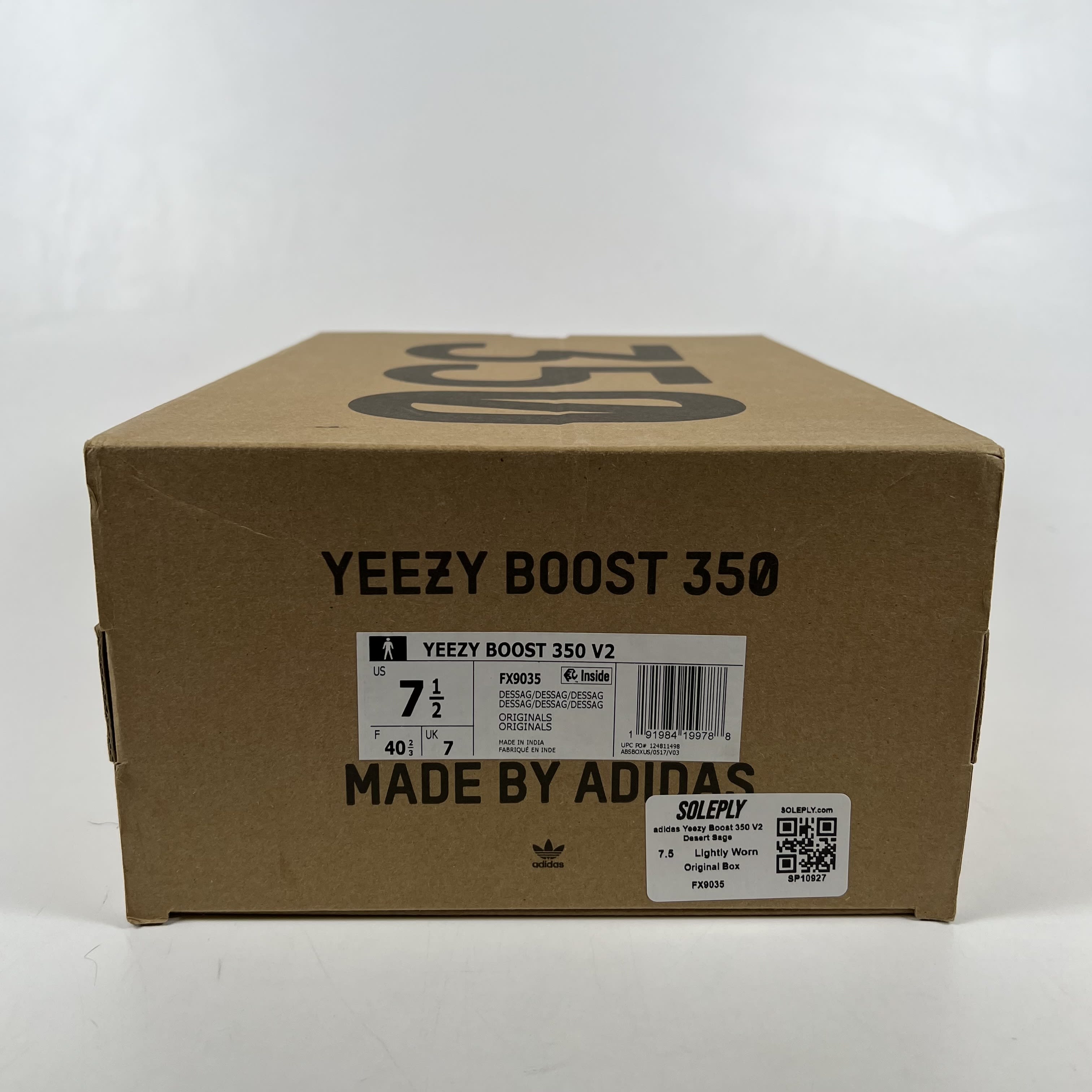 SP10927 adidas Yeezy Boost 350 V2 Desert Sage