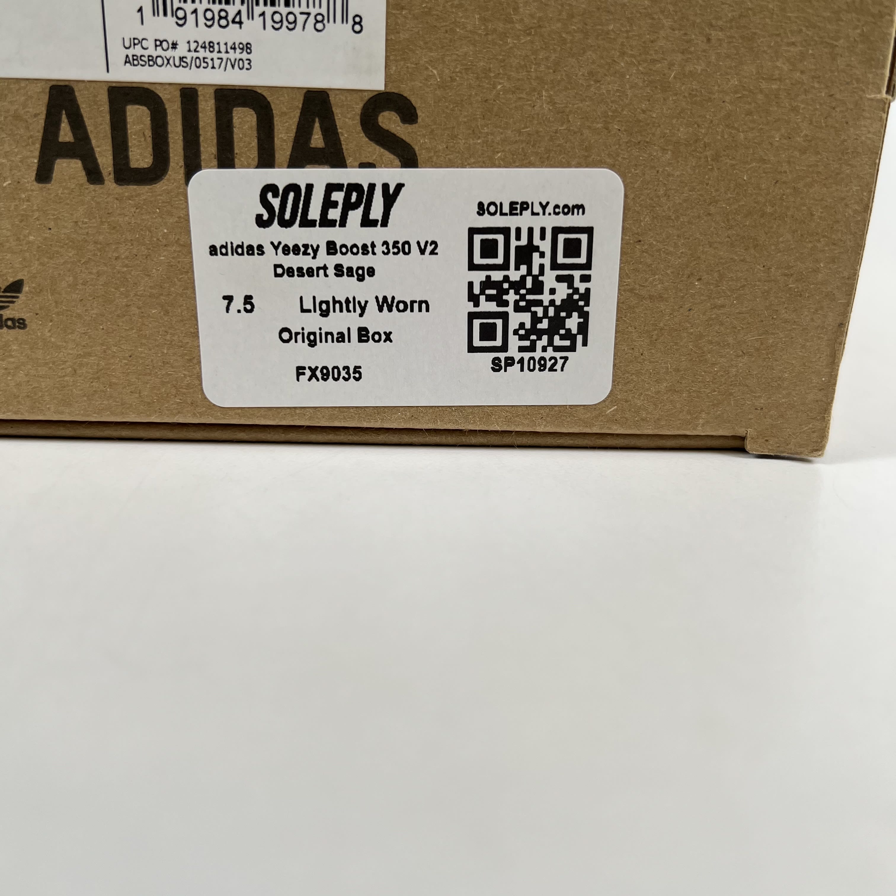 SP10927 adidas Yeezy Boost 350 V2 Desert Sage