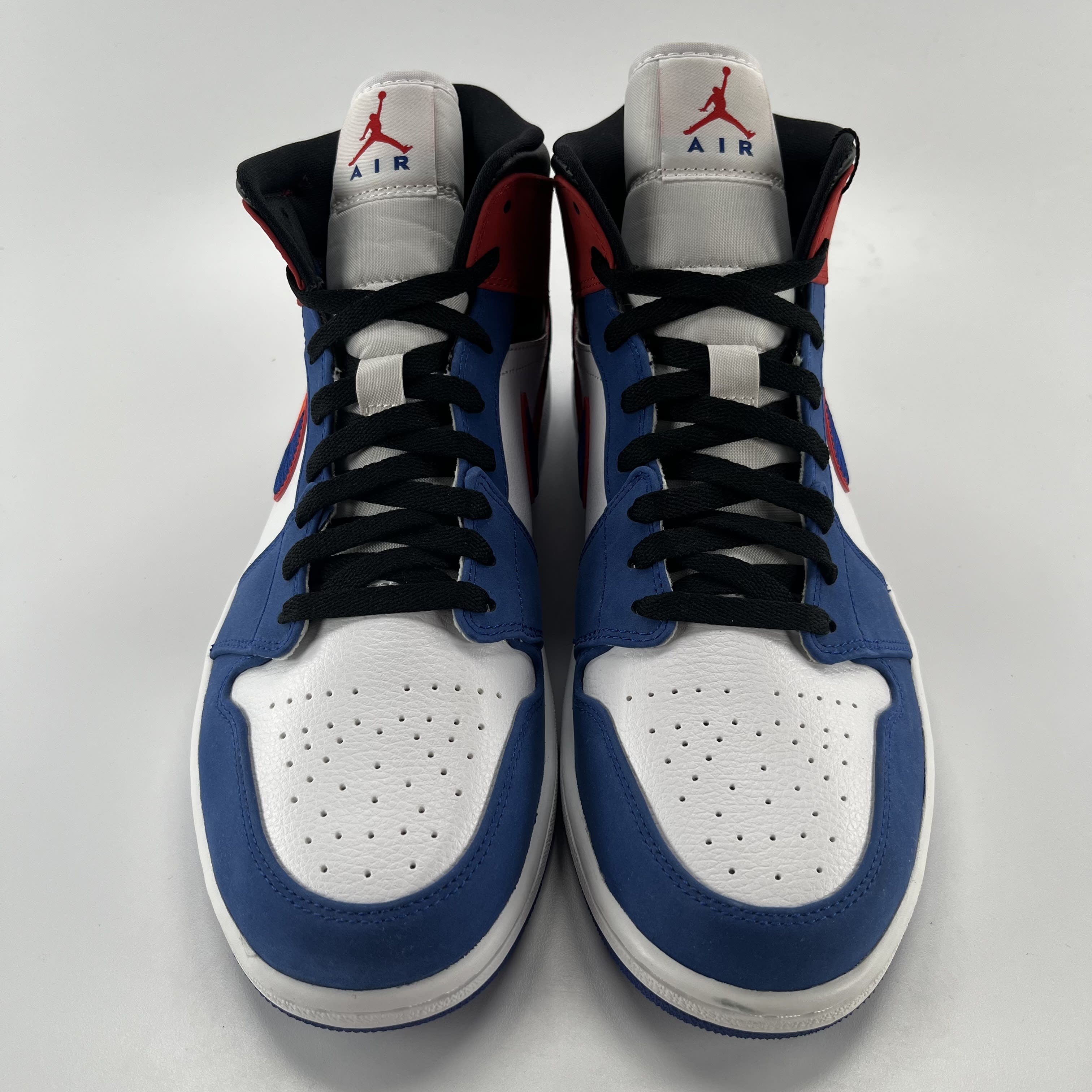 634422 Jordan 1 Mid Multi-Color Swoosh