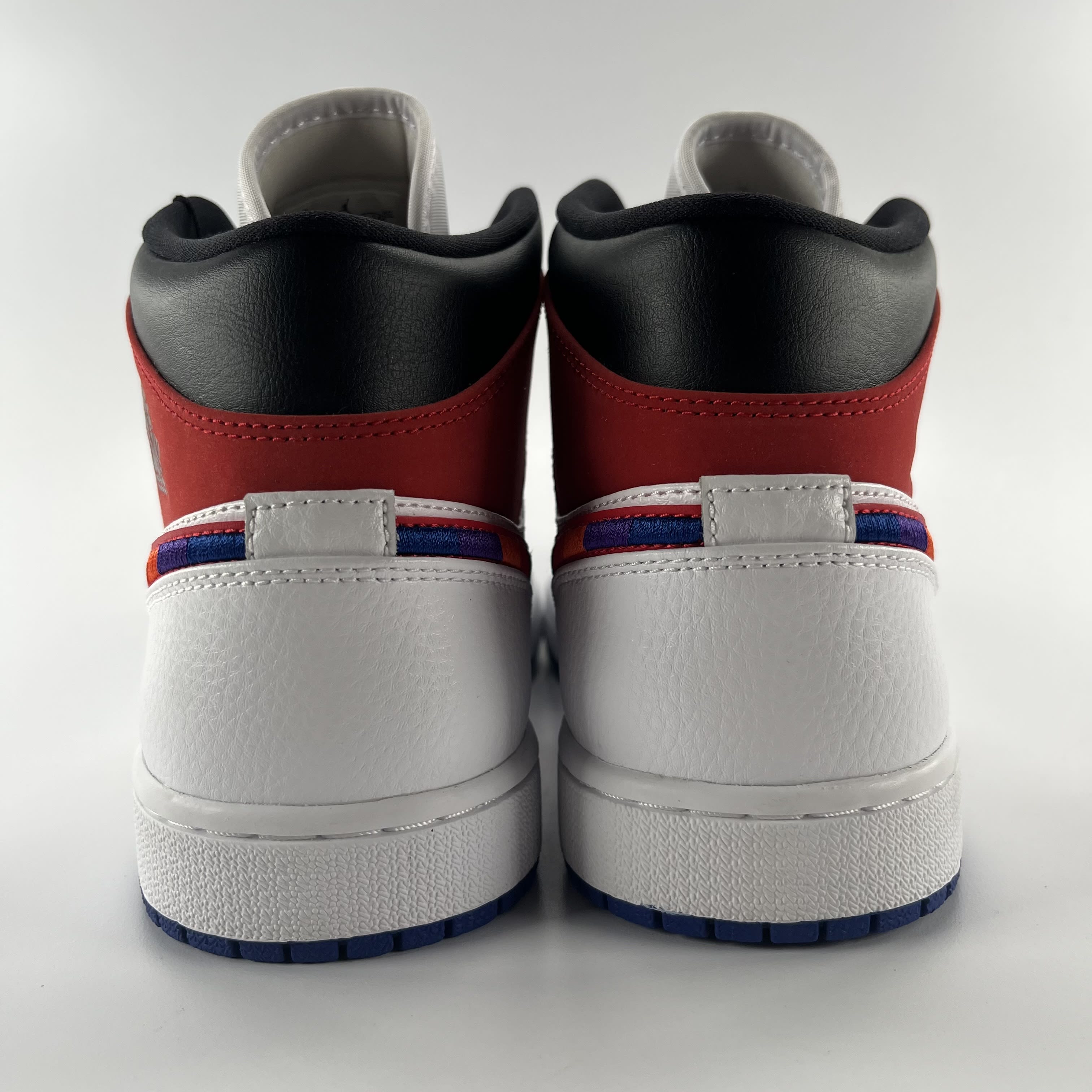634422 Jordan 1 Mid Multi-Color Swoosh