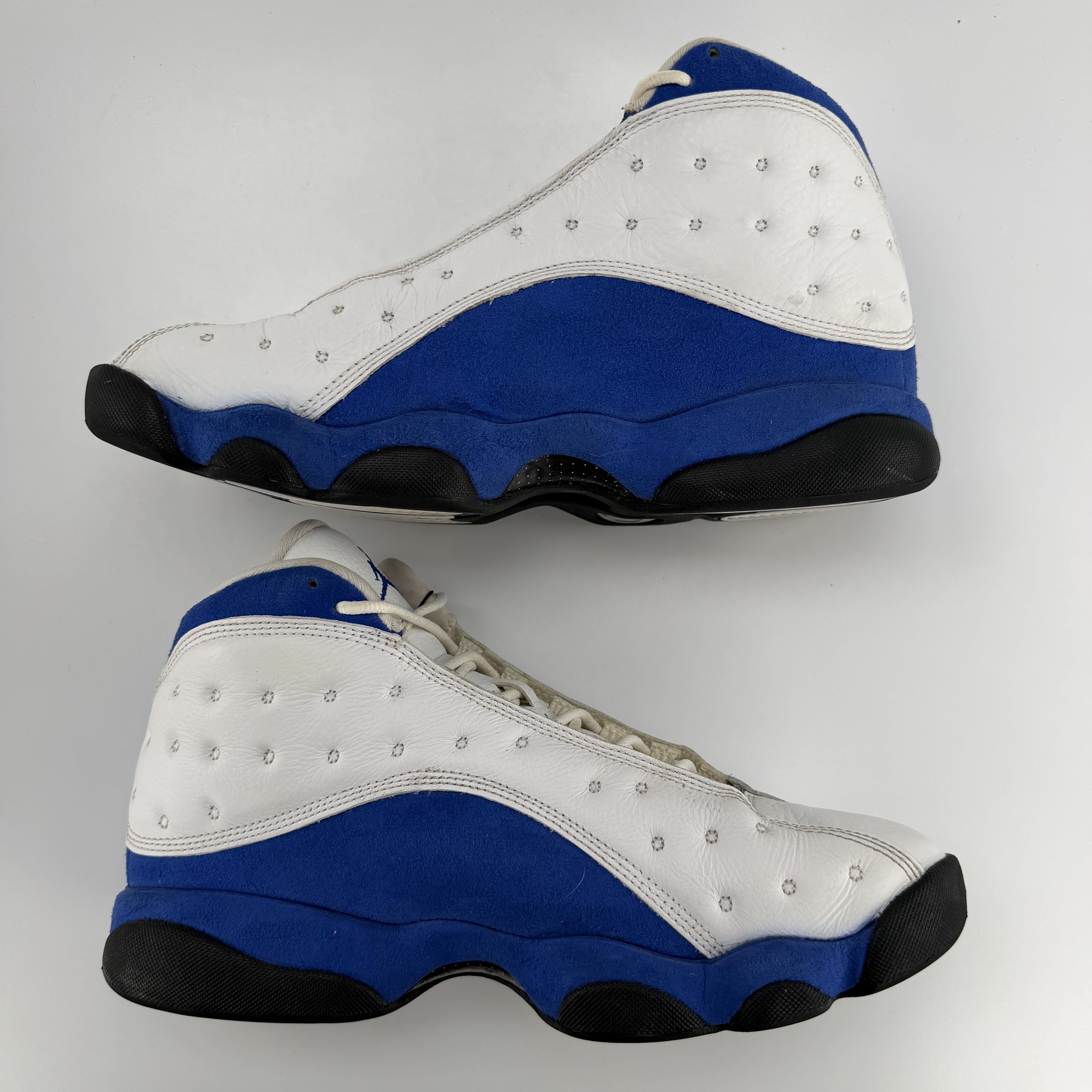 786749 Jordan 13 Retro White Hyper Royal Black