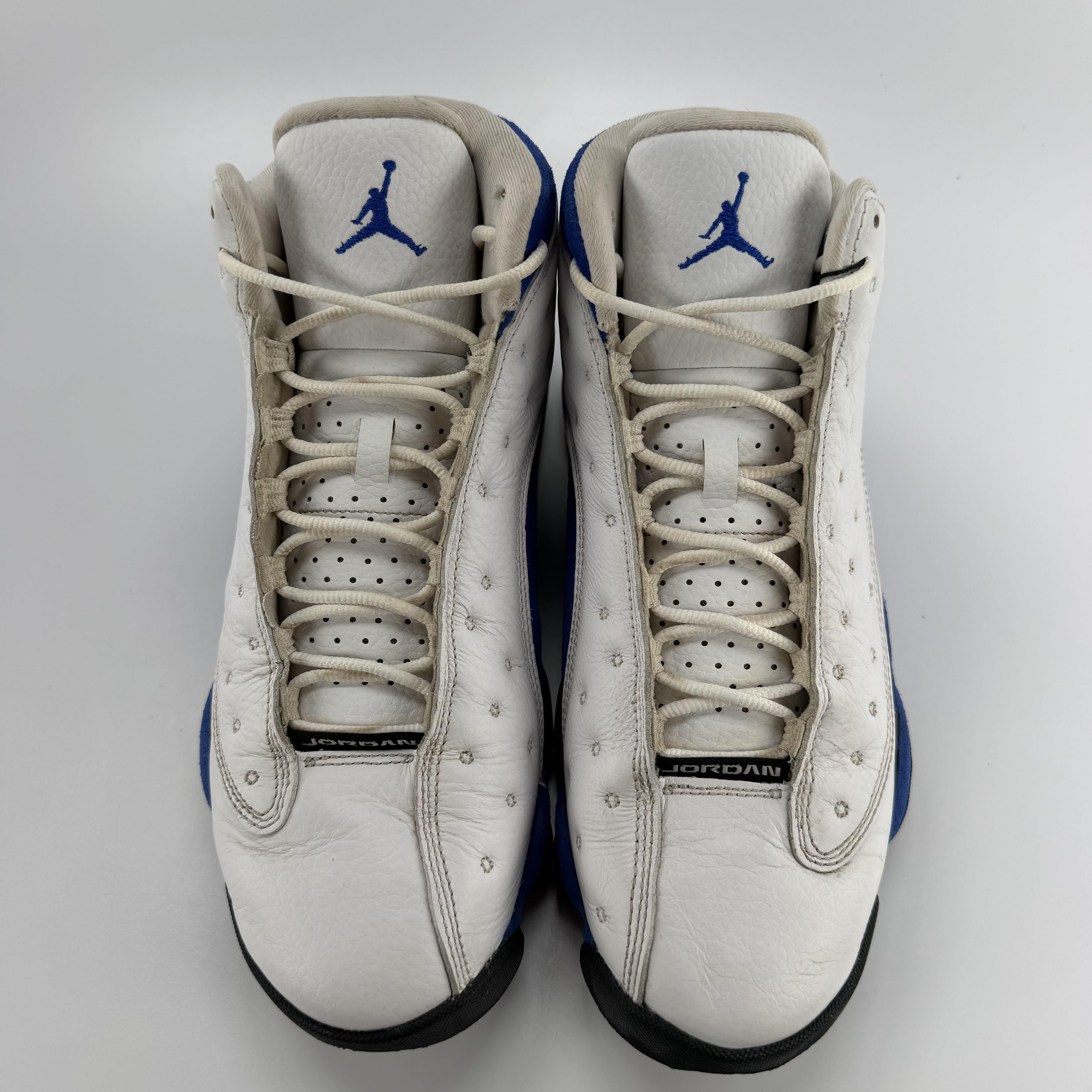 786749 Jordan 13 Retro White Hyper Royal Black