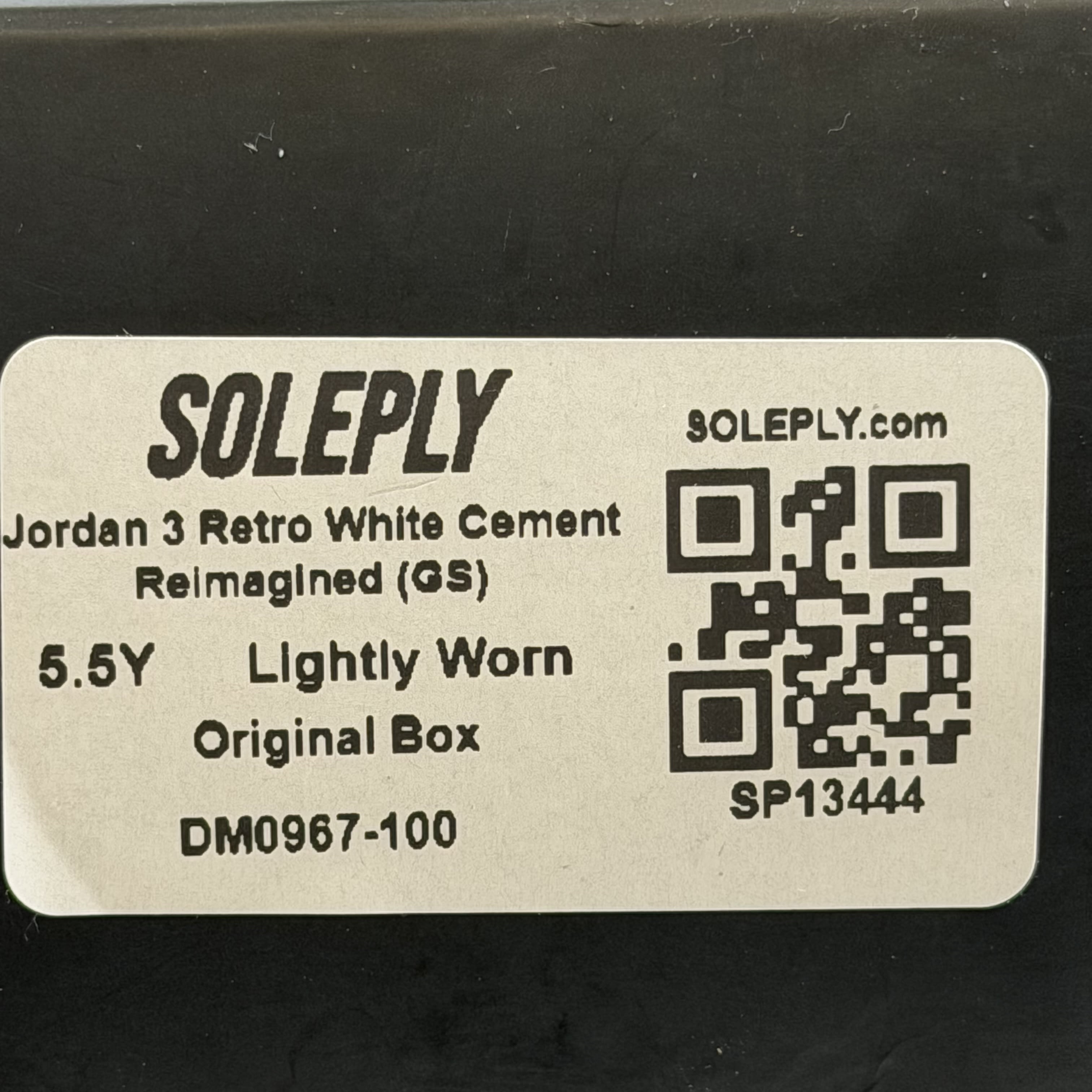 SP13444 Jordan 3 Retro White Cement Reimagined (GS)