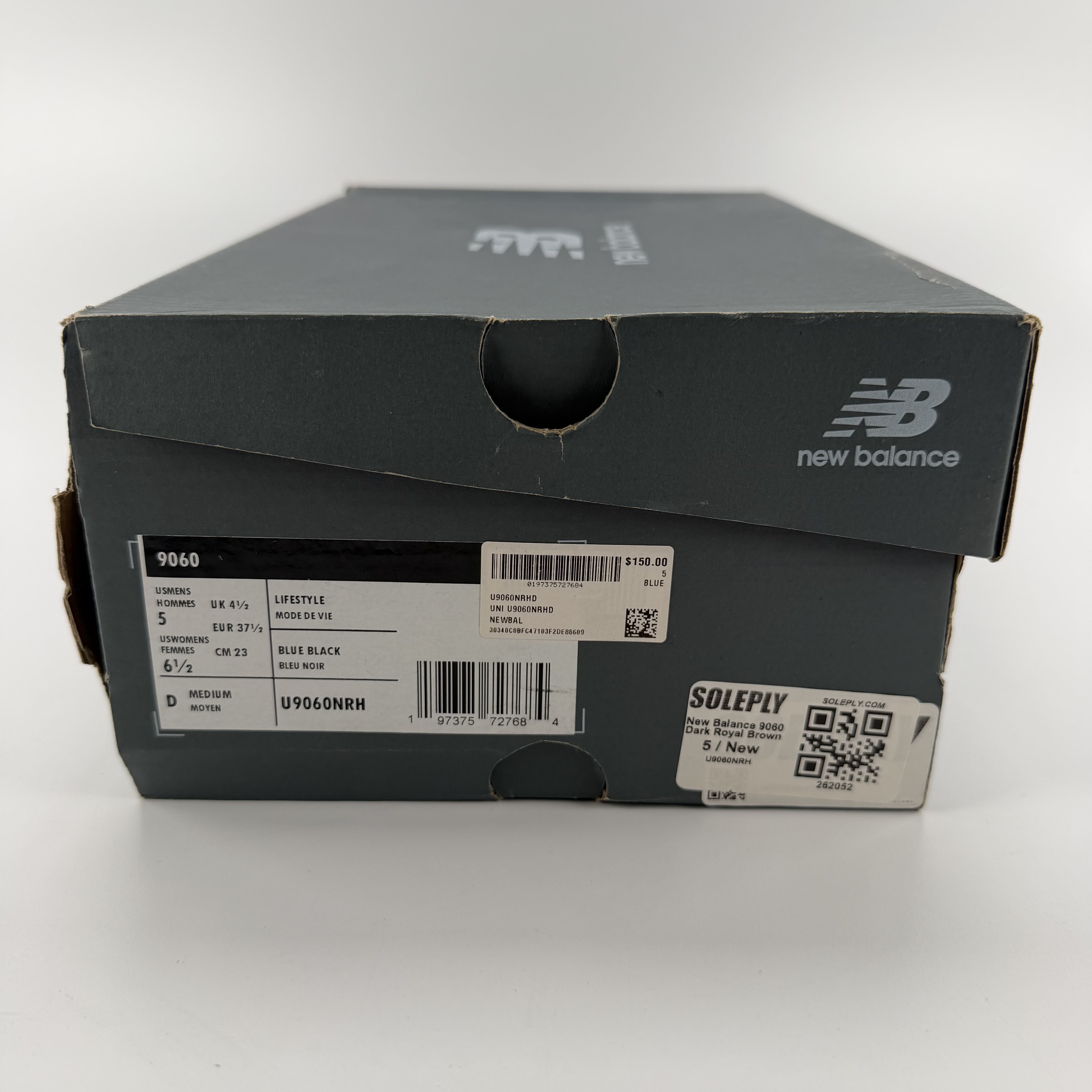 262052 New Balance 9060 Dark Royal Brown
