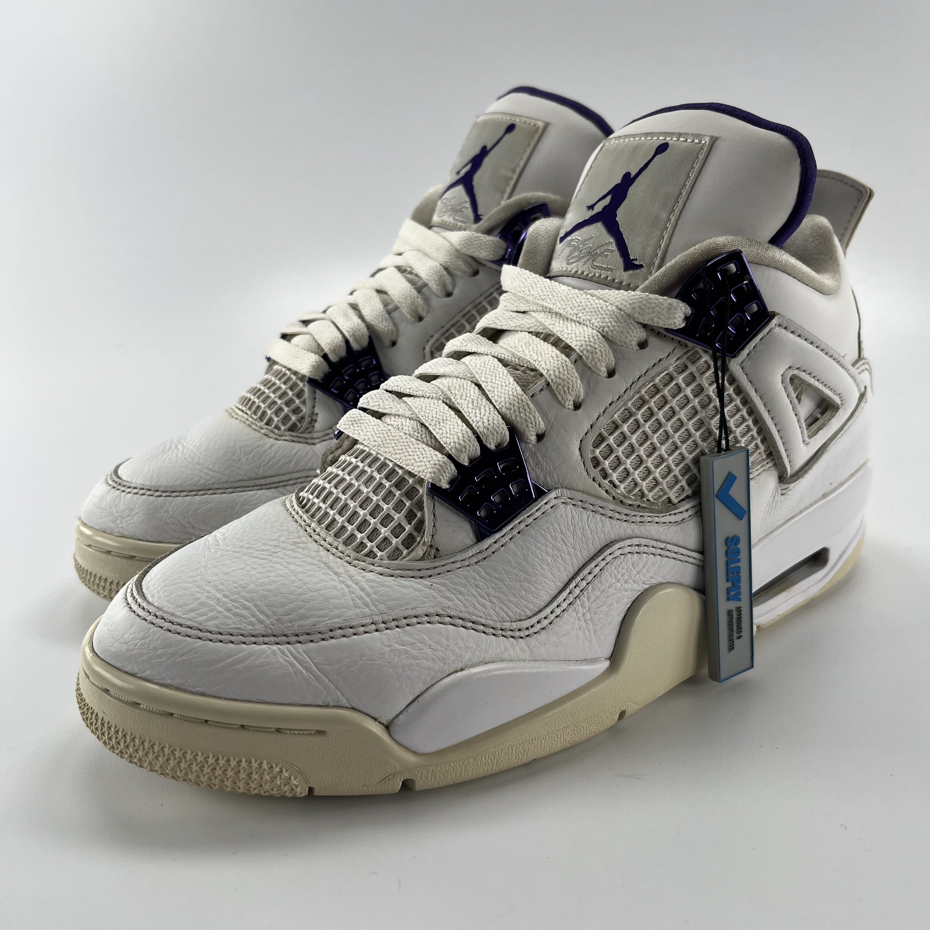 757586 Jordan 4 Retro Metallic Purple