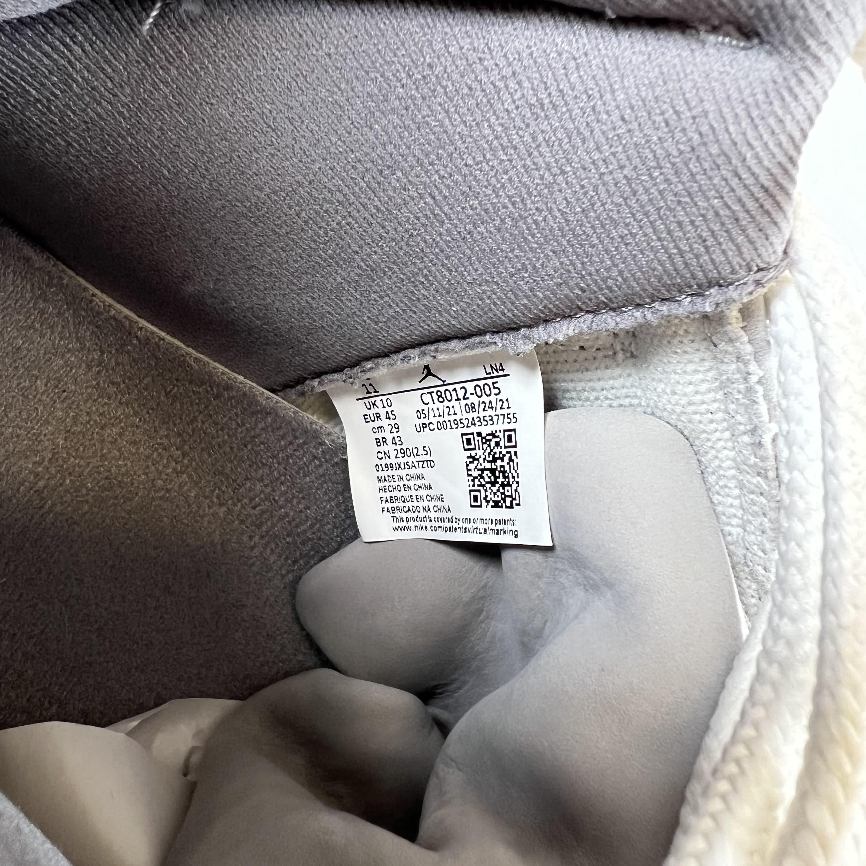[SP10505] Jordan 11 Retro Cool Grey (2021)