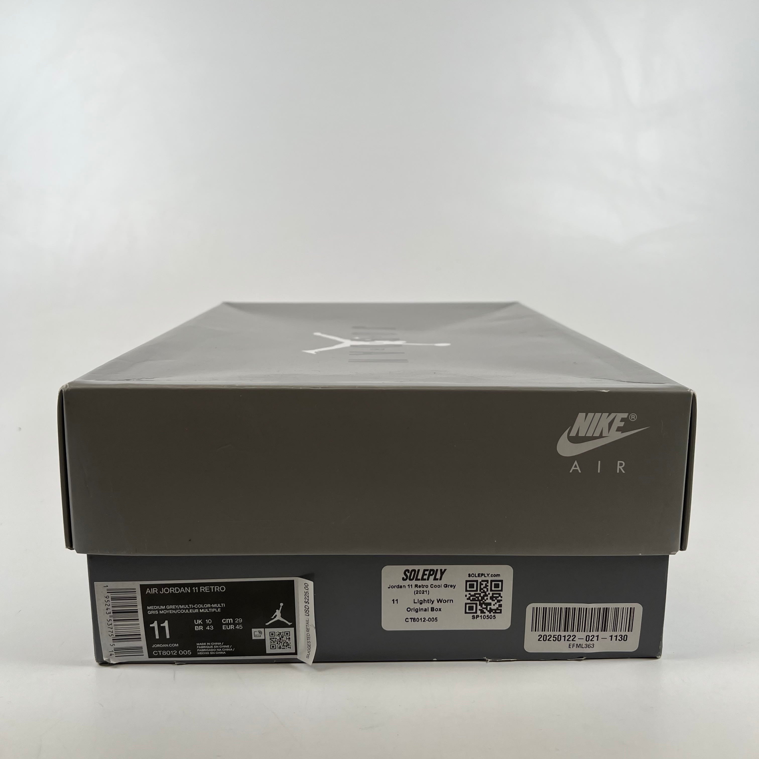 [SP10505] Jordan 11 Retro Cool Grey (2021)