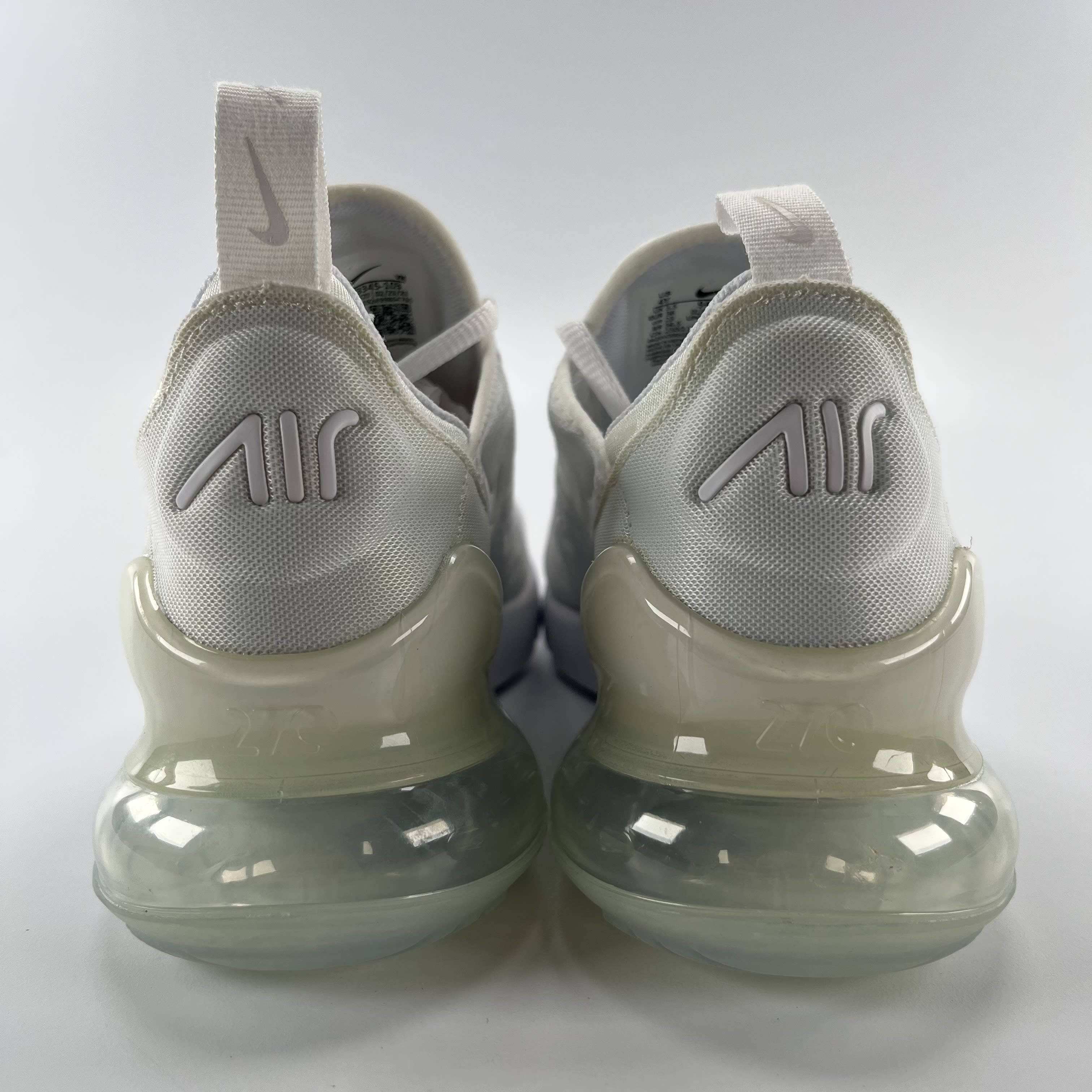 SP1496 Nike Air Max 270 White Metallic Silver (GS)