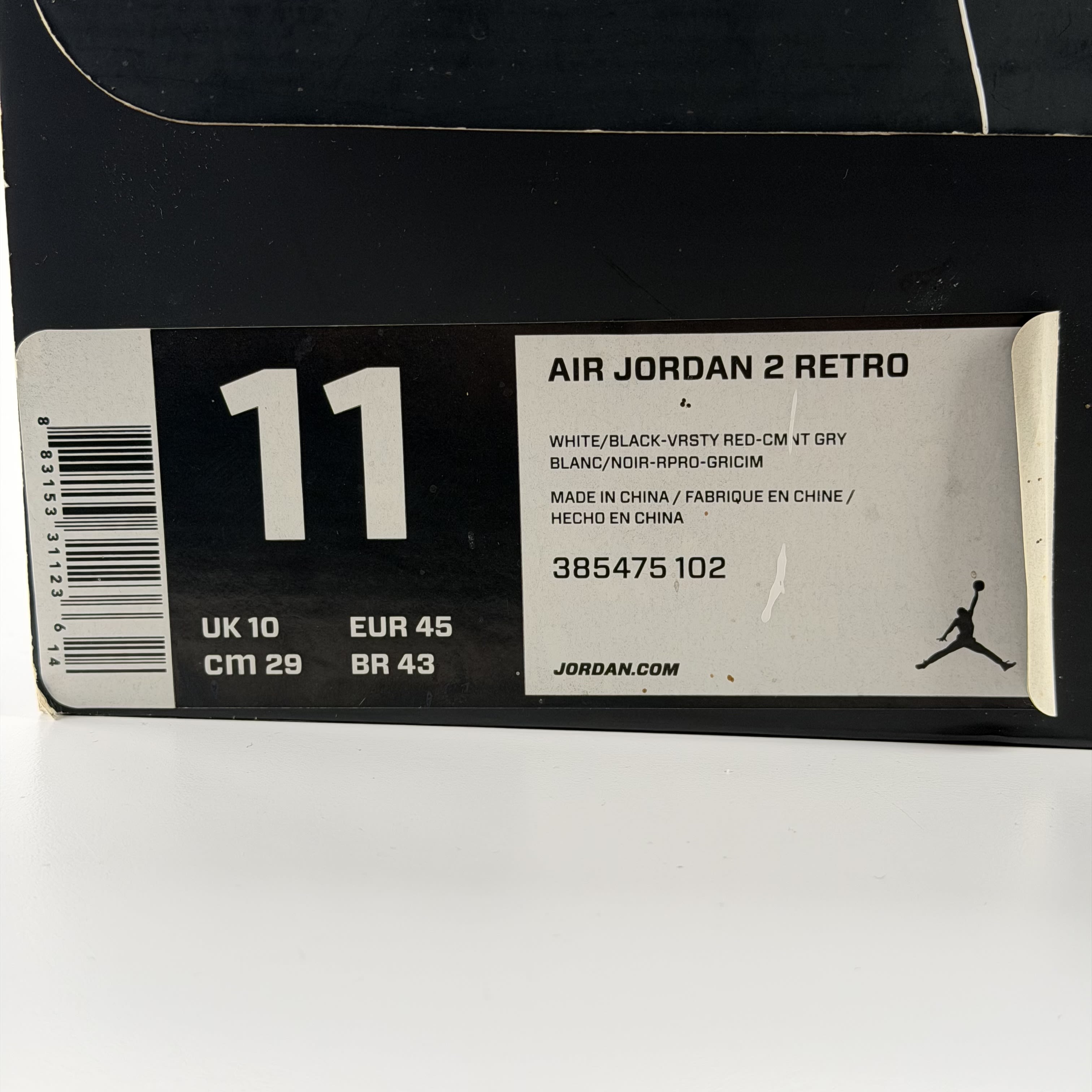 822478 Jordan 2 Retro White Red (2014)