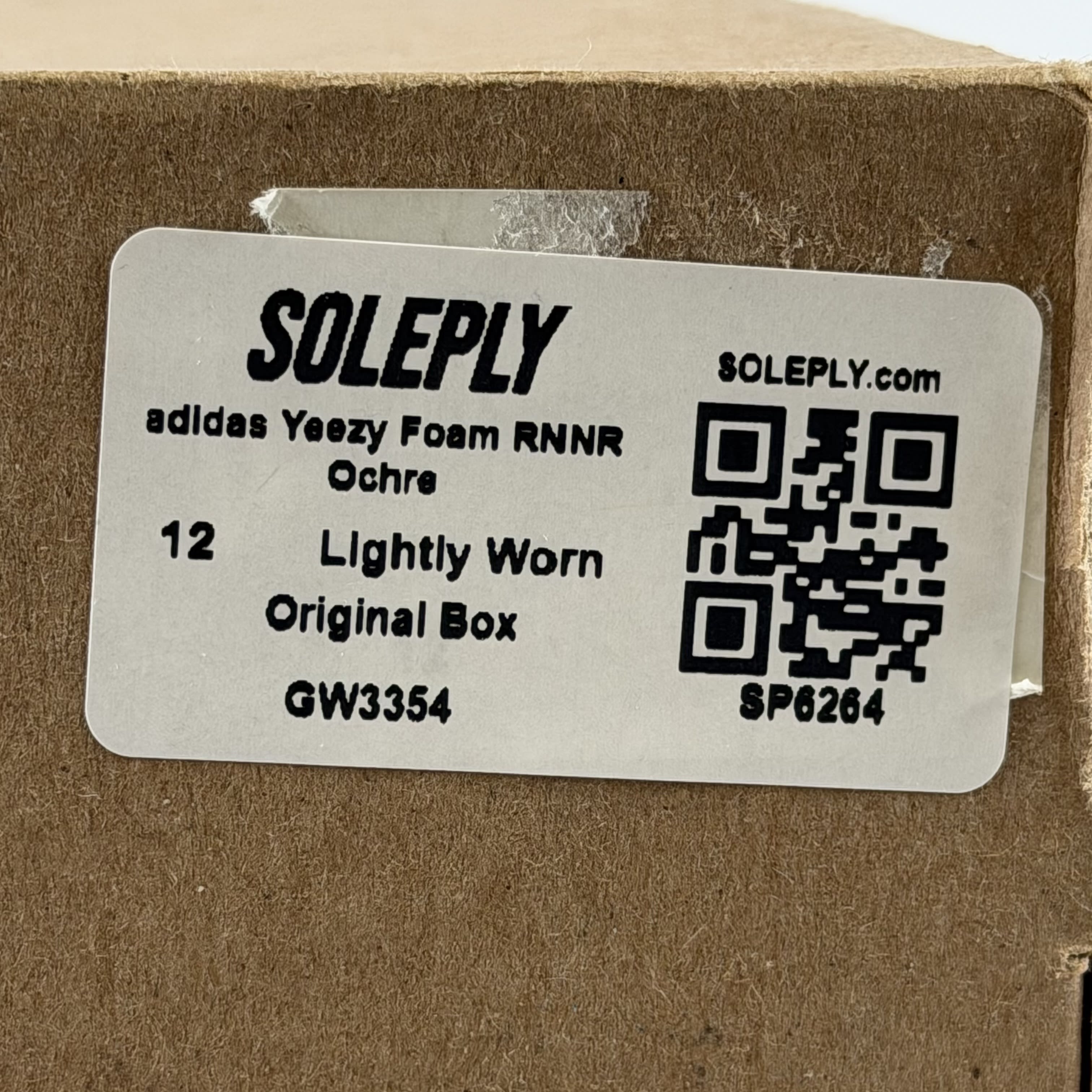 SP6264 adidas Yeezy Foam RNNR Ochre